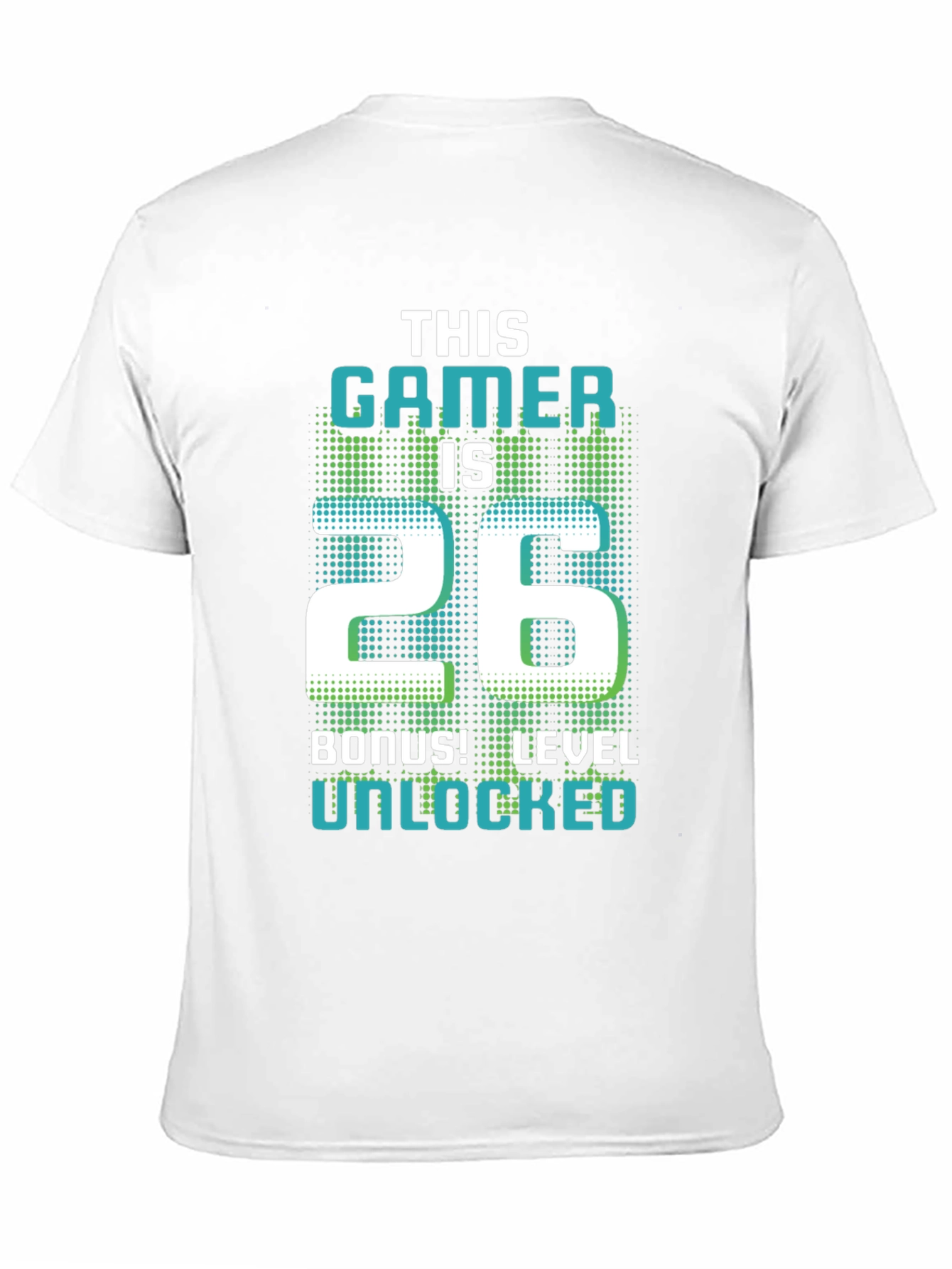 Gamer 26th Birthday Level Unlocked Graphic Tee