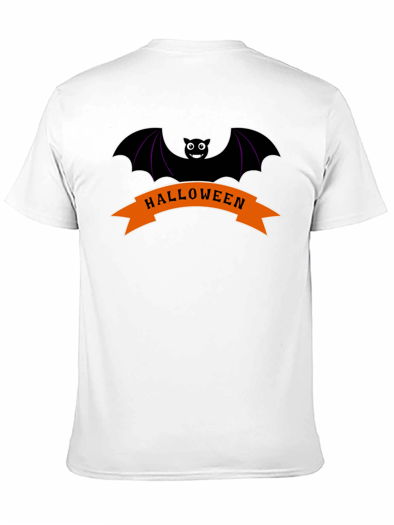 Halloween Bat Graphic Tee - Spooky Season Apparel