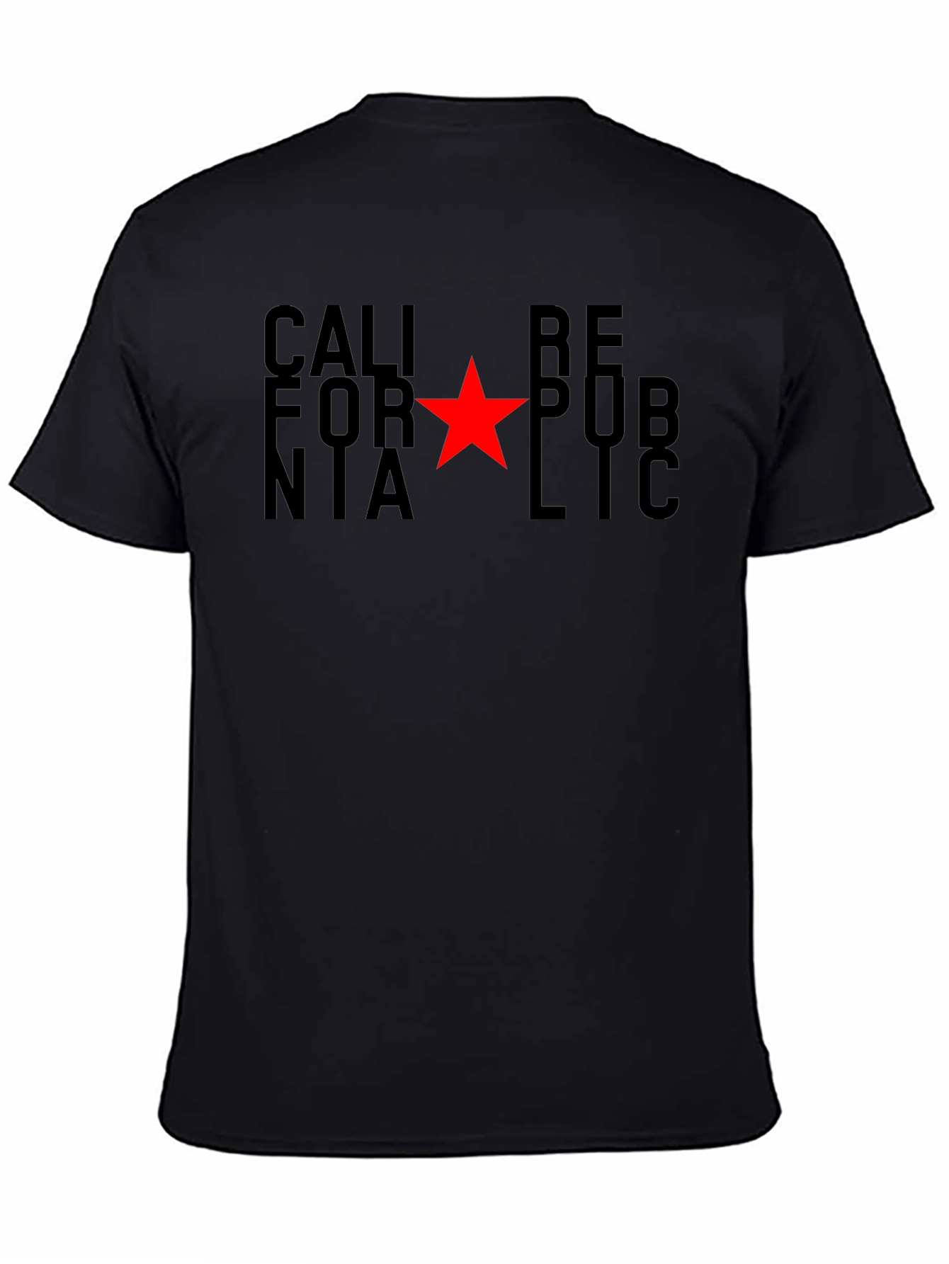 California Republic T-Shirt - Red Star