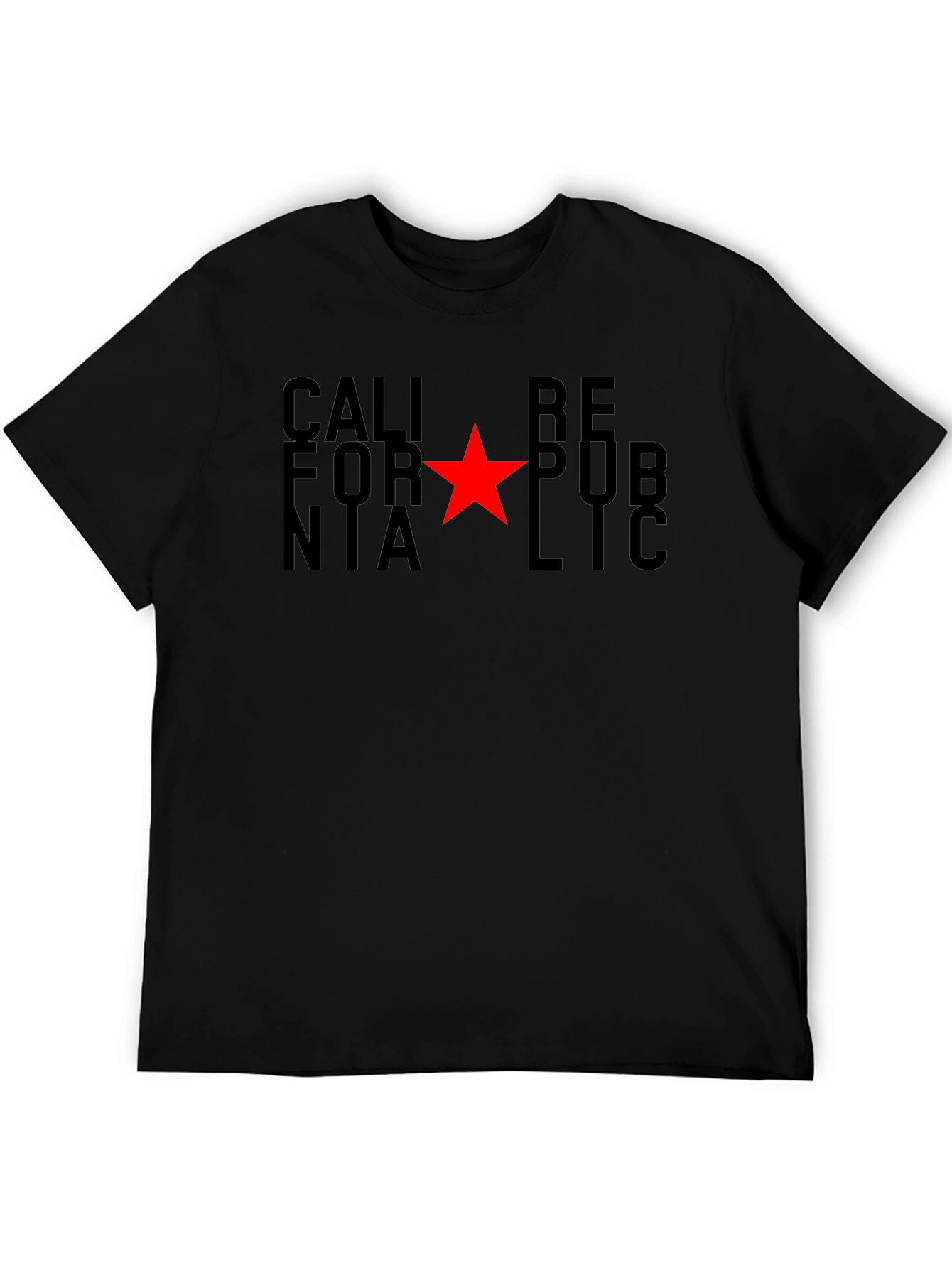 California Republic T-Shirt - Red Star