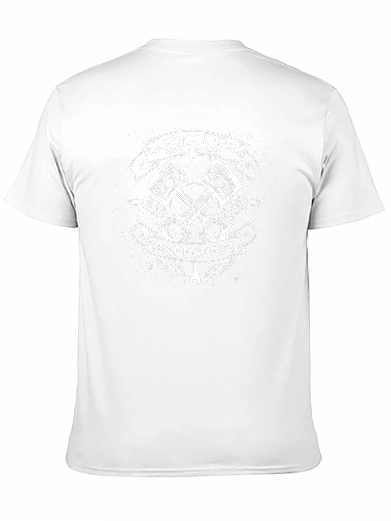 Built Not Bought Engine Pistons Graphic T-Shirt