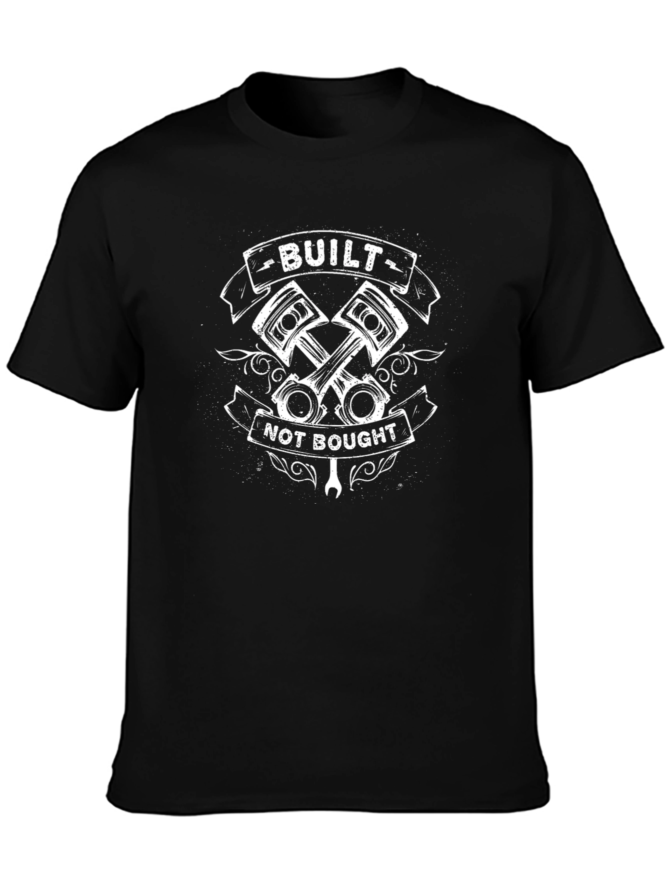 Built Not Bought Engine Pistons Graphic T-Shirt