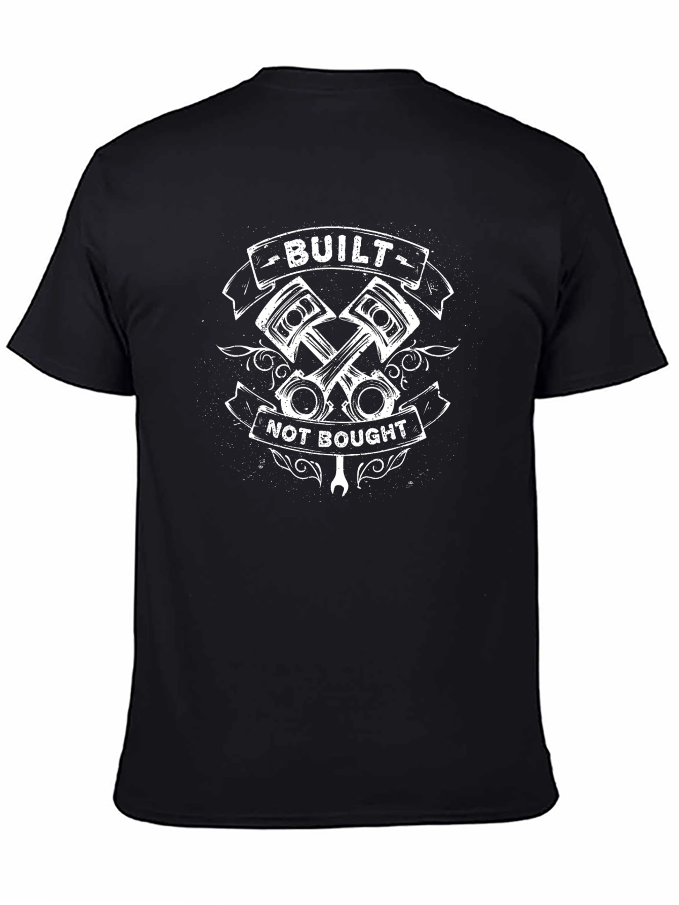 Built Not Bought Engine Pistons Graphic T-Shirt