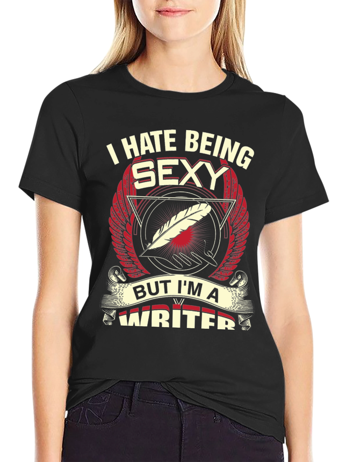 I Hate Being Sexy Writer T-Shirt