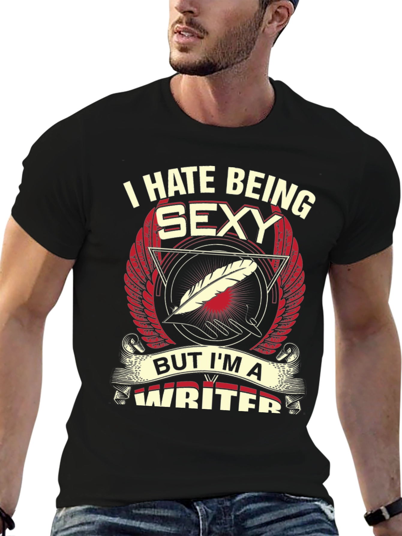 I Hate Being Sexy Writer T-Shirt