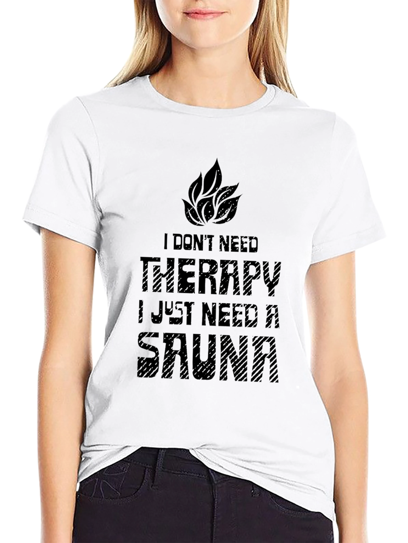 Sauna Therapy Black T-Shirt