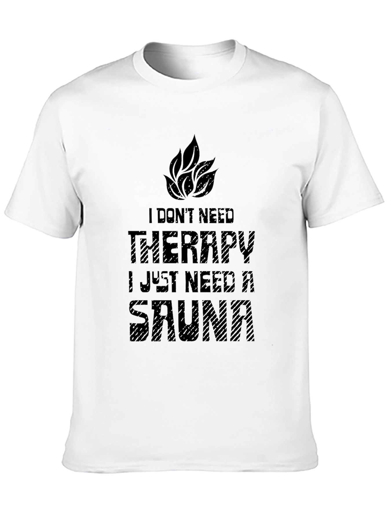 Sauna Therapy Black T-Shirt
