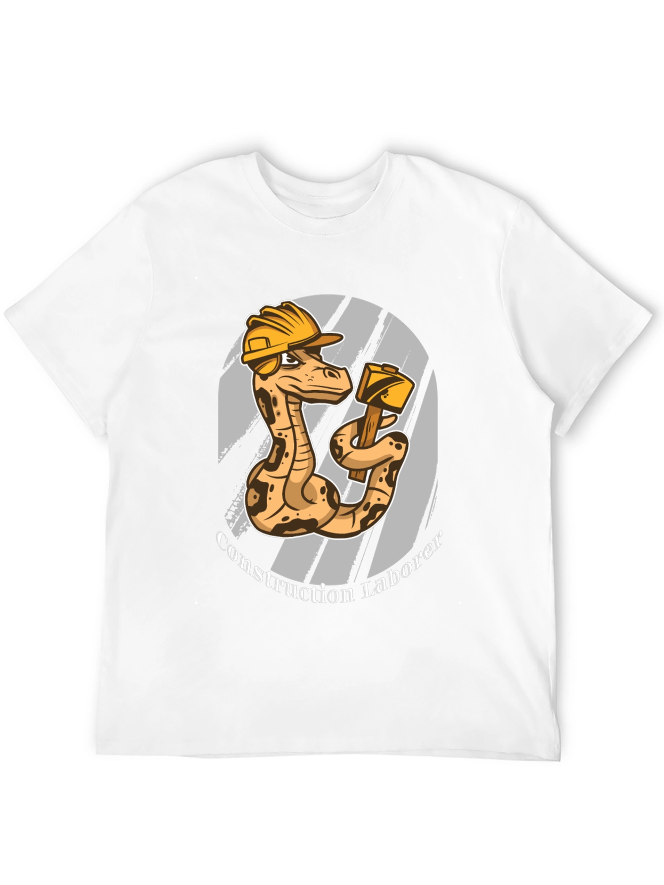 Construction Snake Graphic T-Shirt