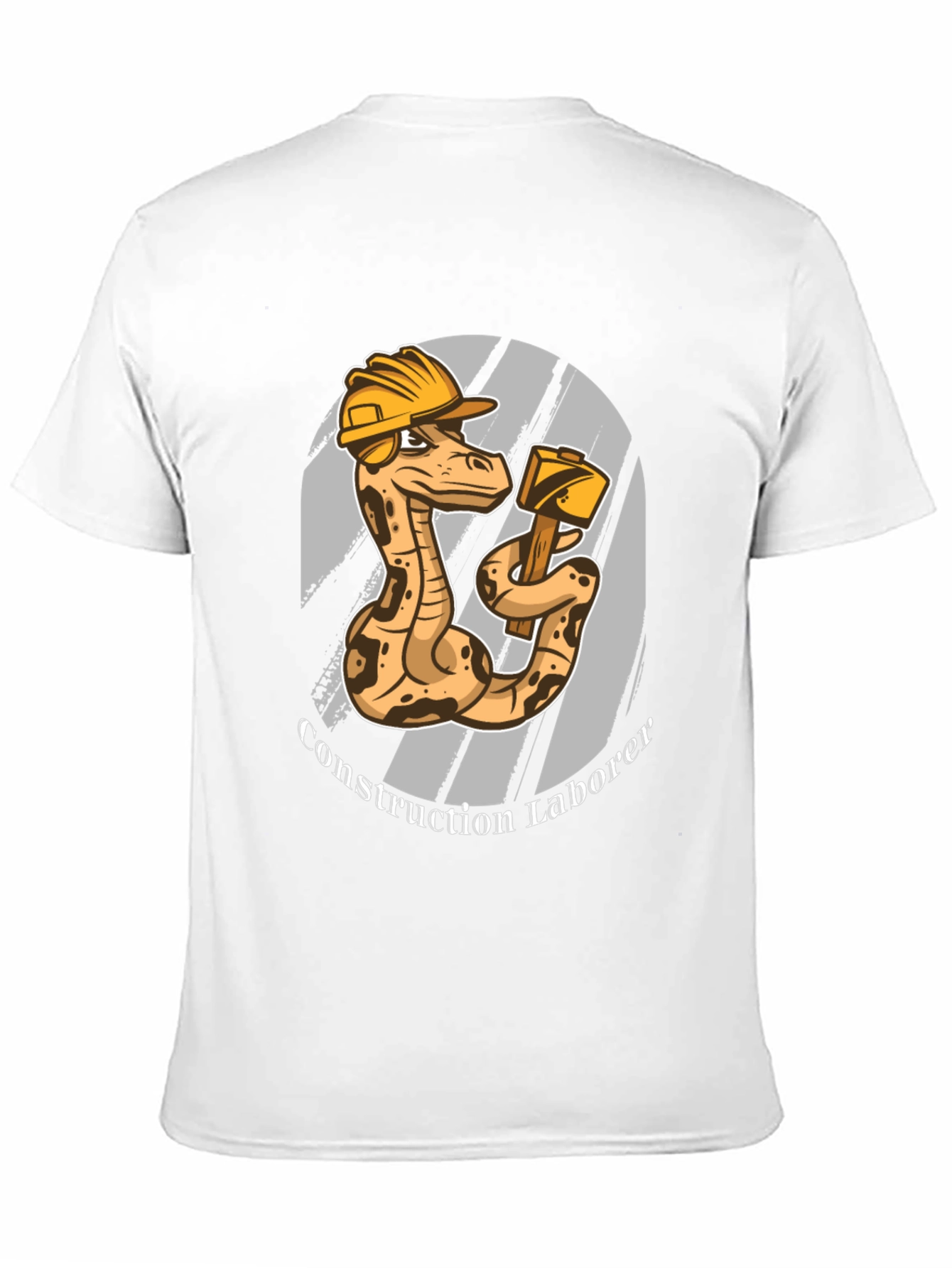 Construction Snake Graphic T-Shirt