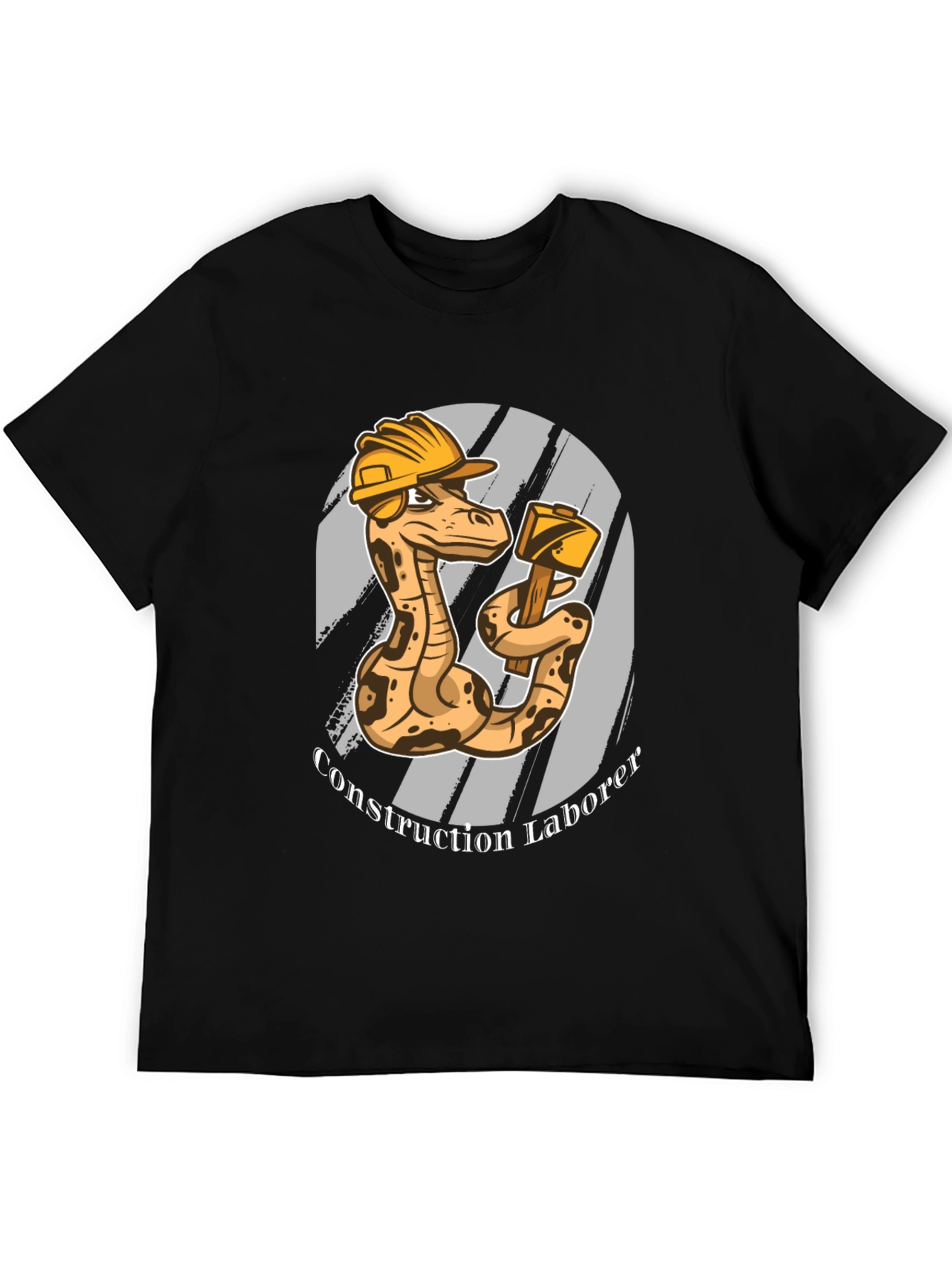 Construction Snake Graphic T-Shirt