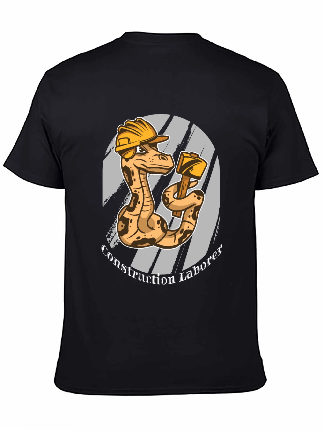 Construction Snake Graphic T-Shirt
