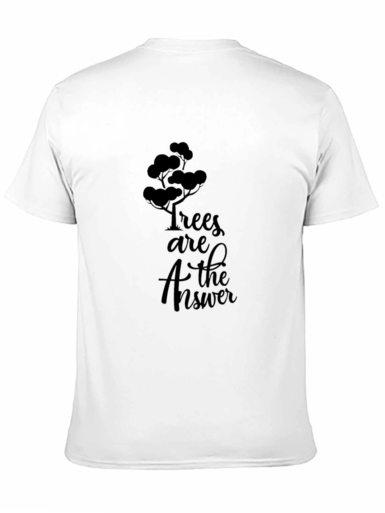 Trees are the Answer Graphic Tee - Black