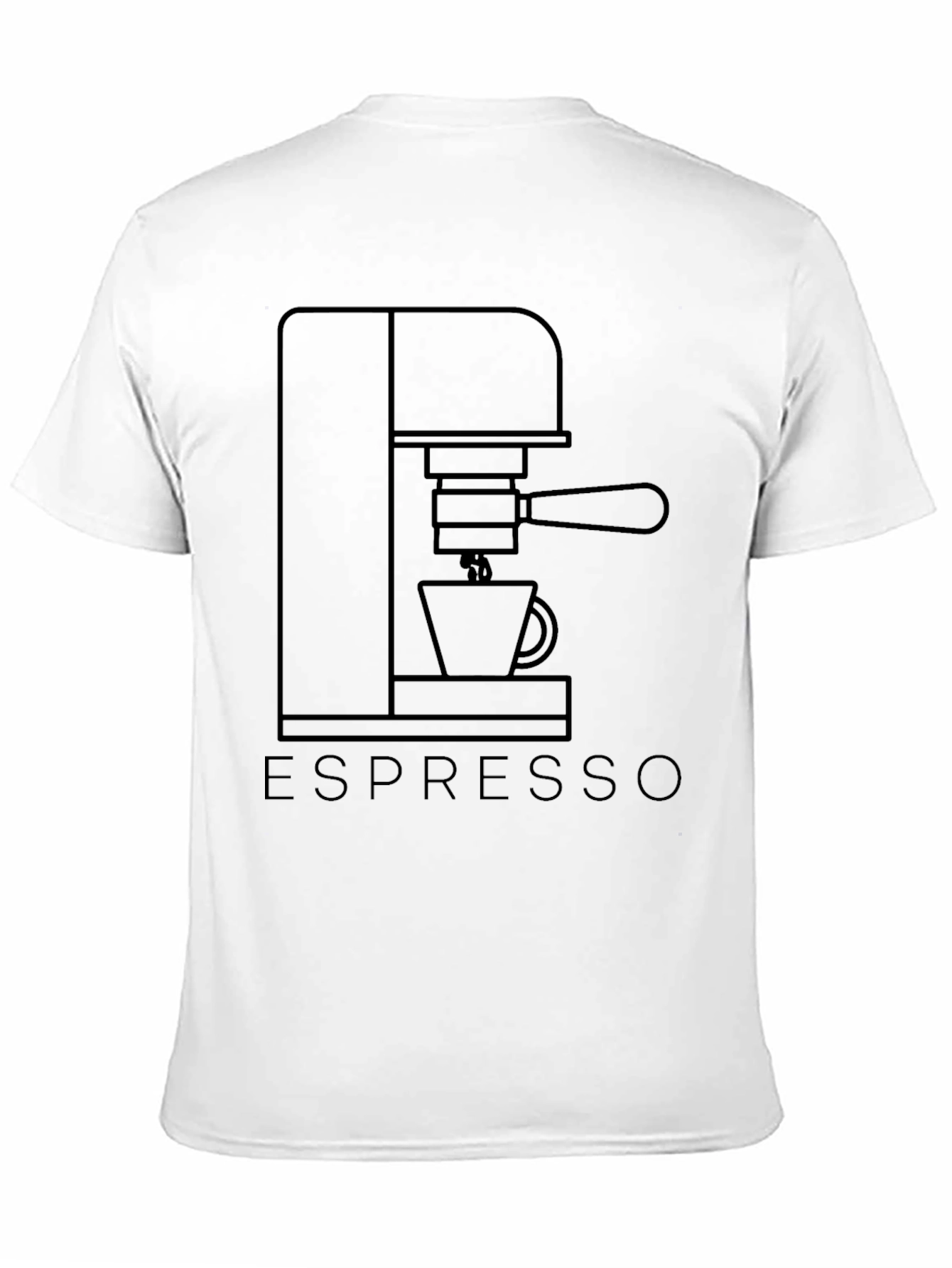 Espresso Machine Graphic Tee - Coffee Lover T-Shirt