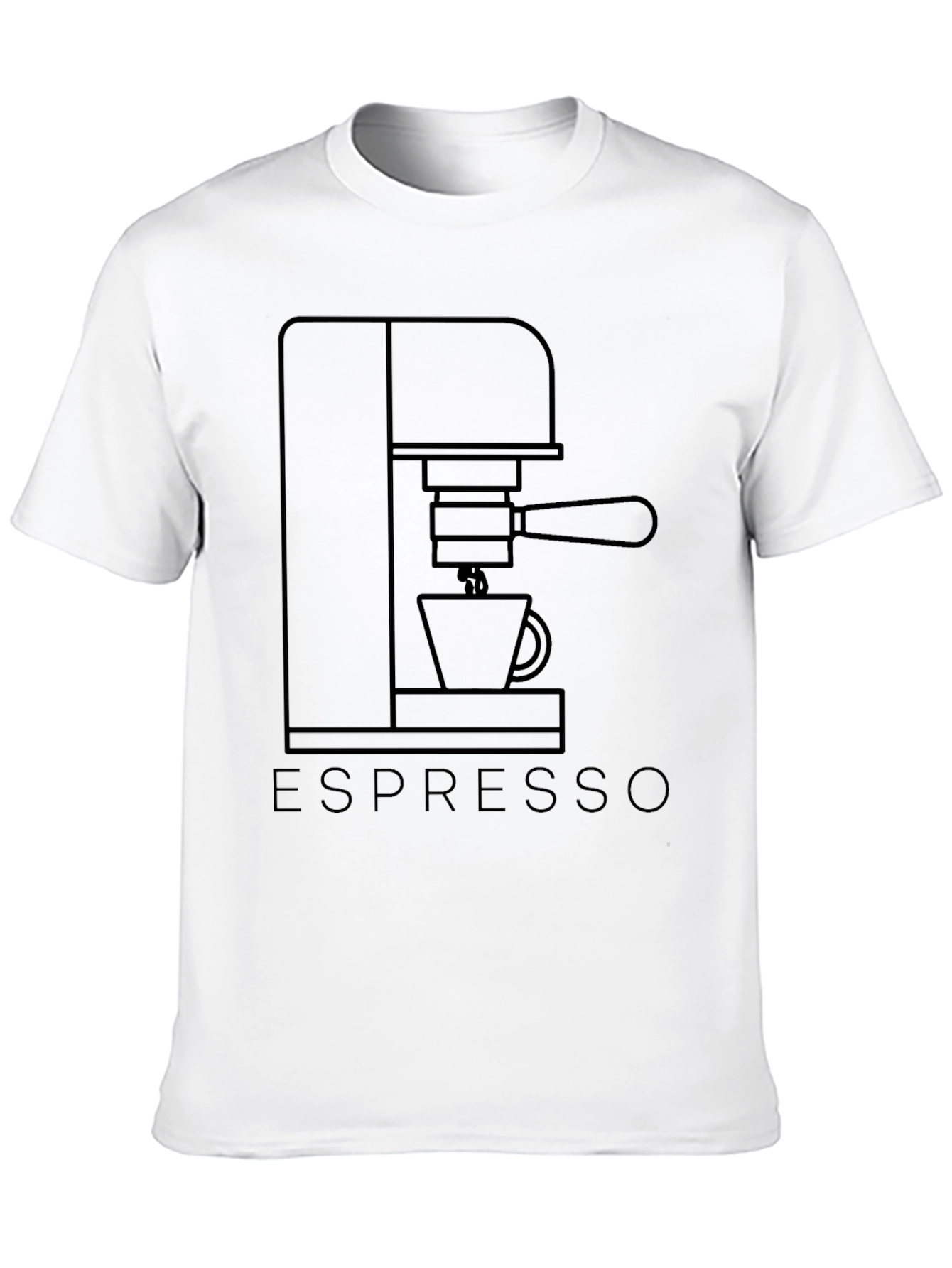 Espresso Machine Graphic Tee - Coffee Lover T-Shirt