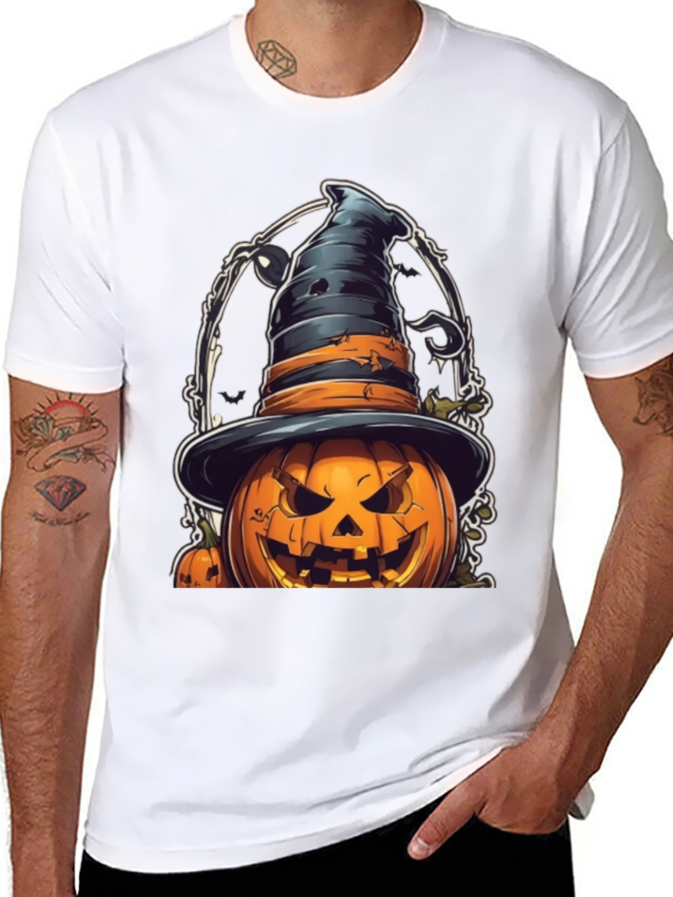 Halloween Pumpkin Witch T-Shirt
