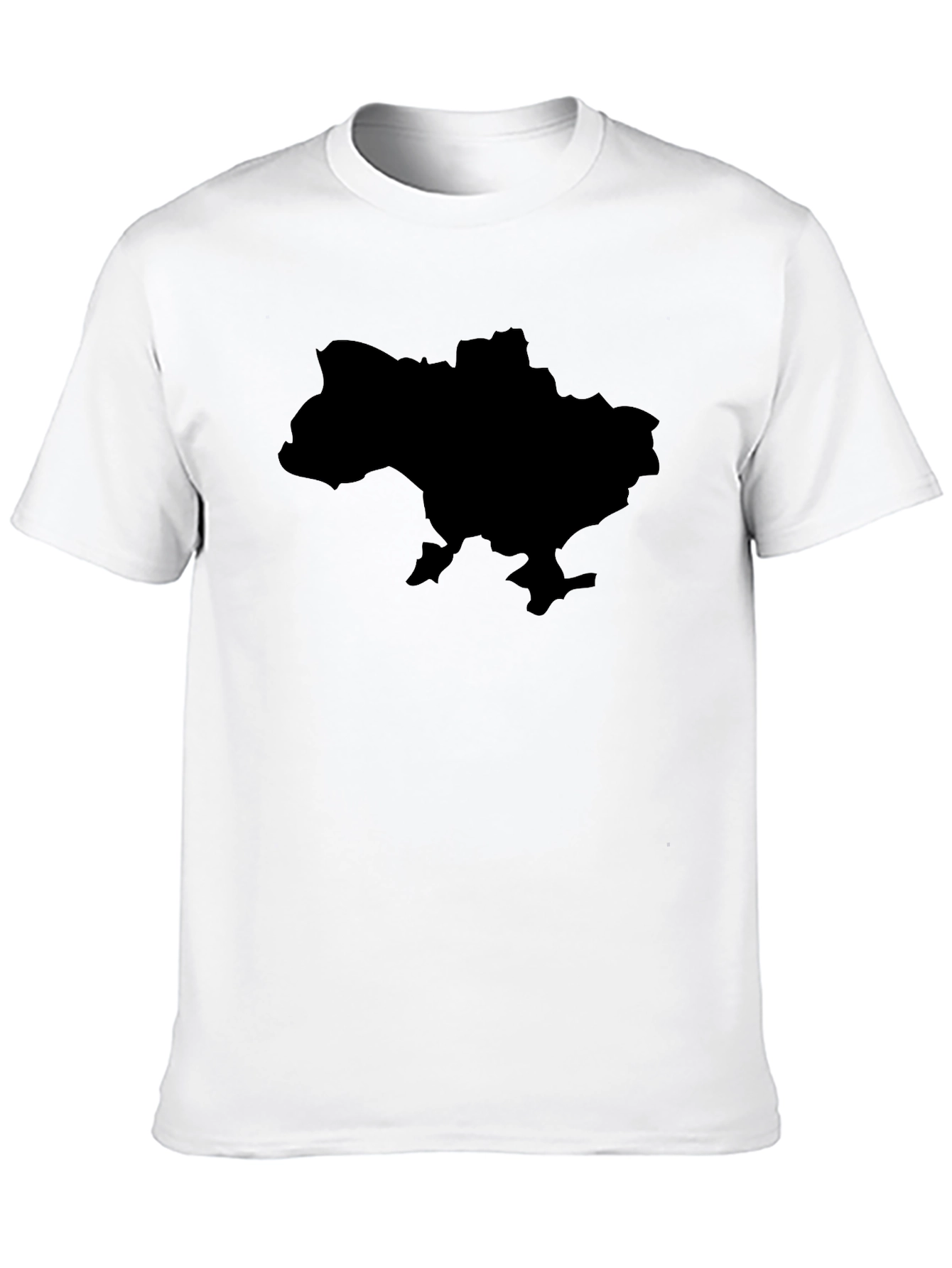 Ukraine Map T-Shirt - Black Graphic Tee