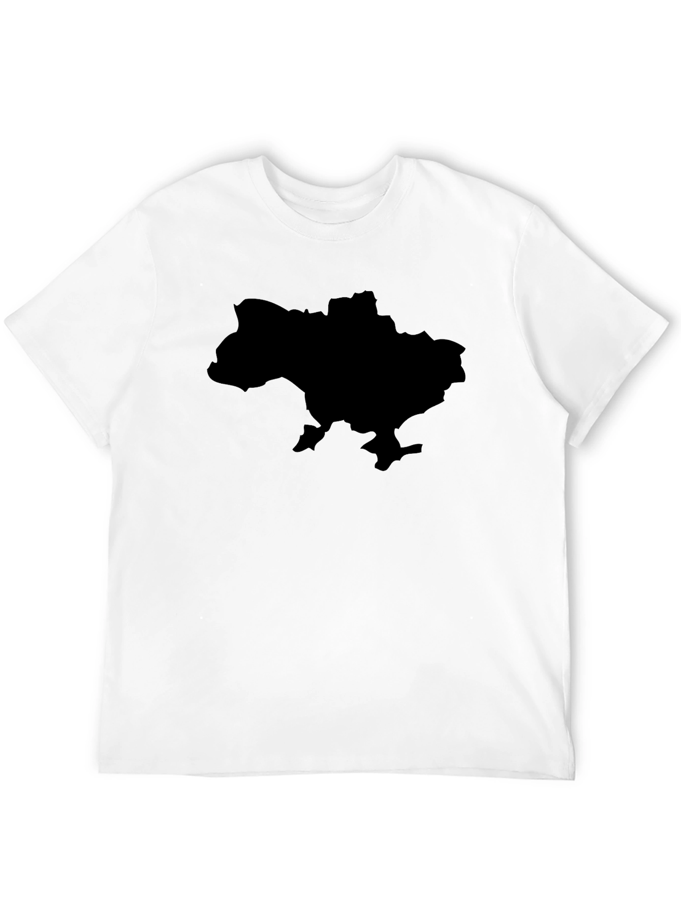 Ukraine Map T-Shirt - Black Graphic Tee