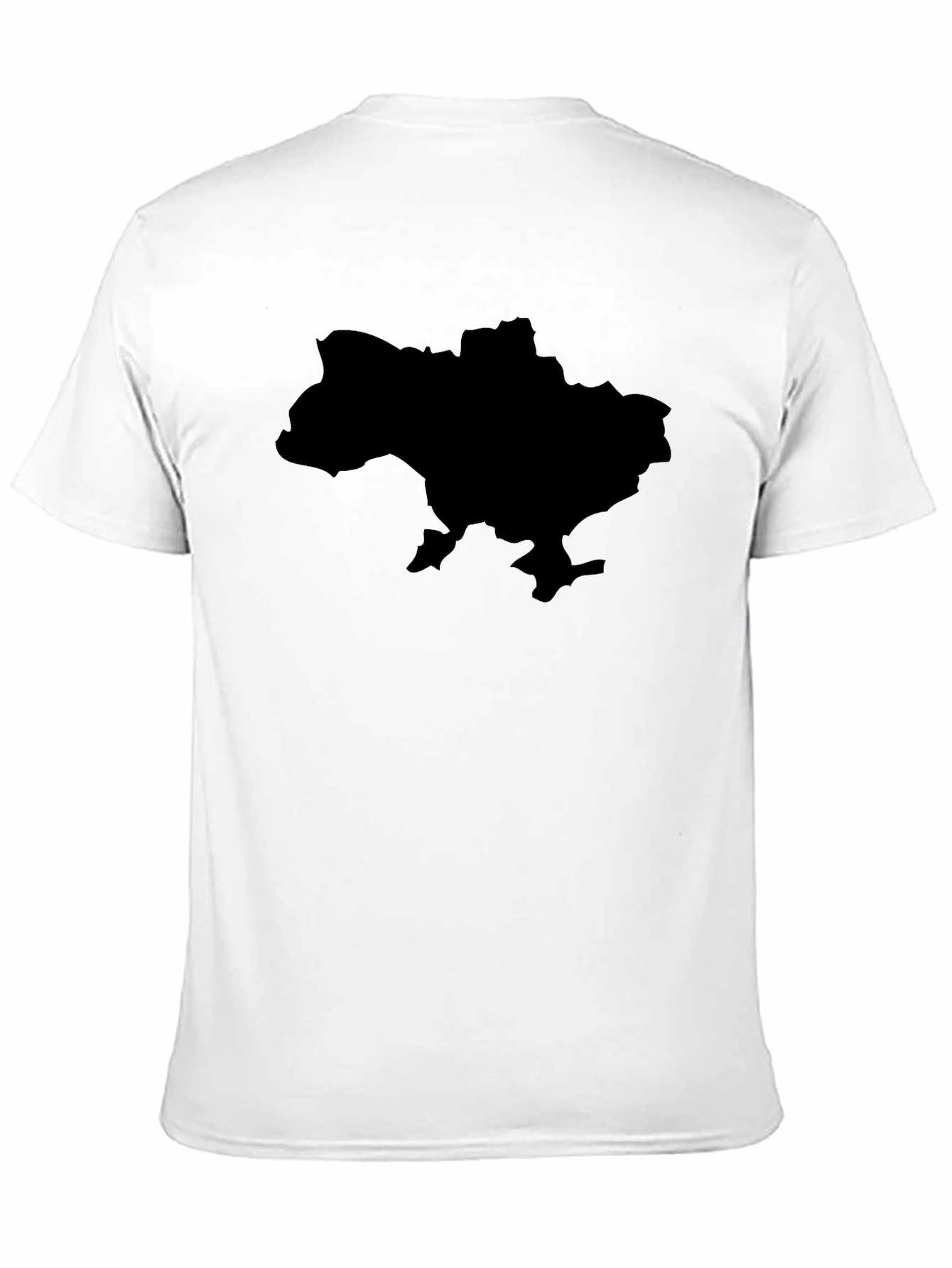Ukraine Map T-Shirt - Black Graphic Tee