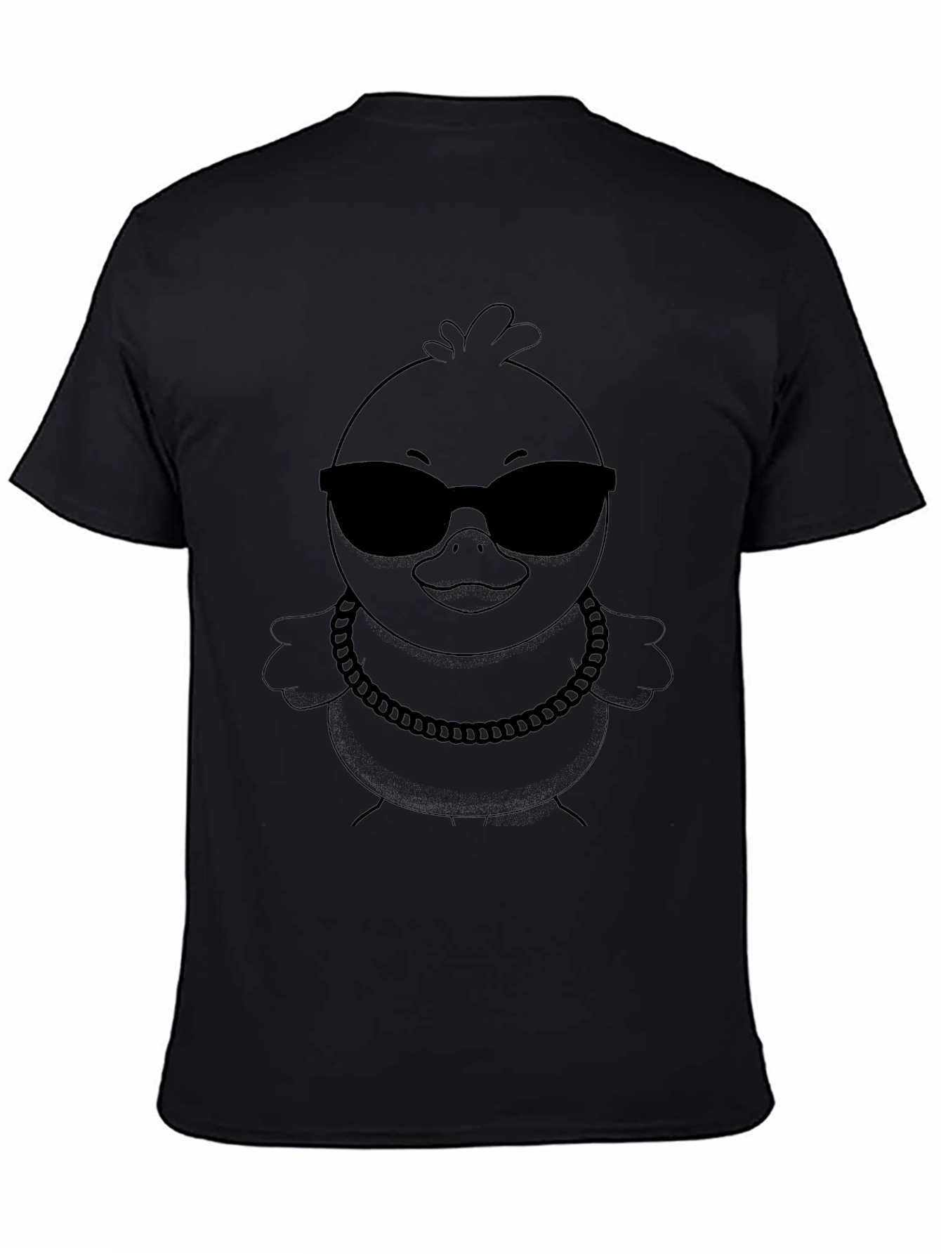 Cool Chick Tee - Black Cotton Graphic Print