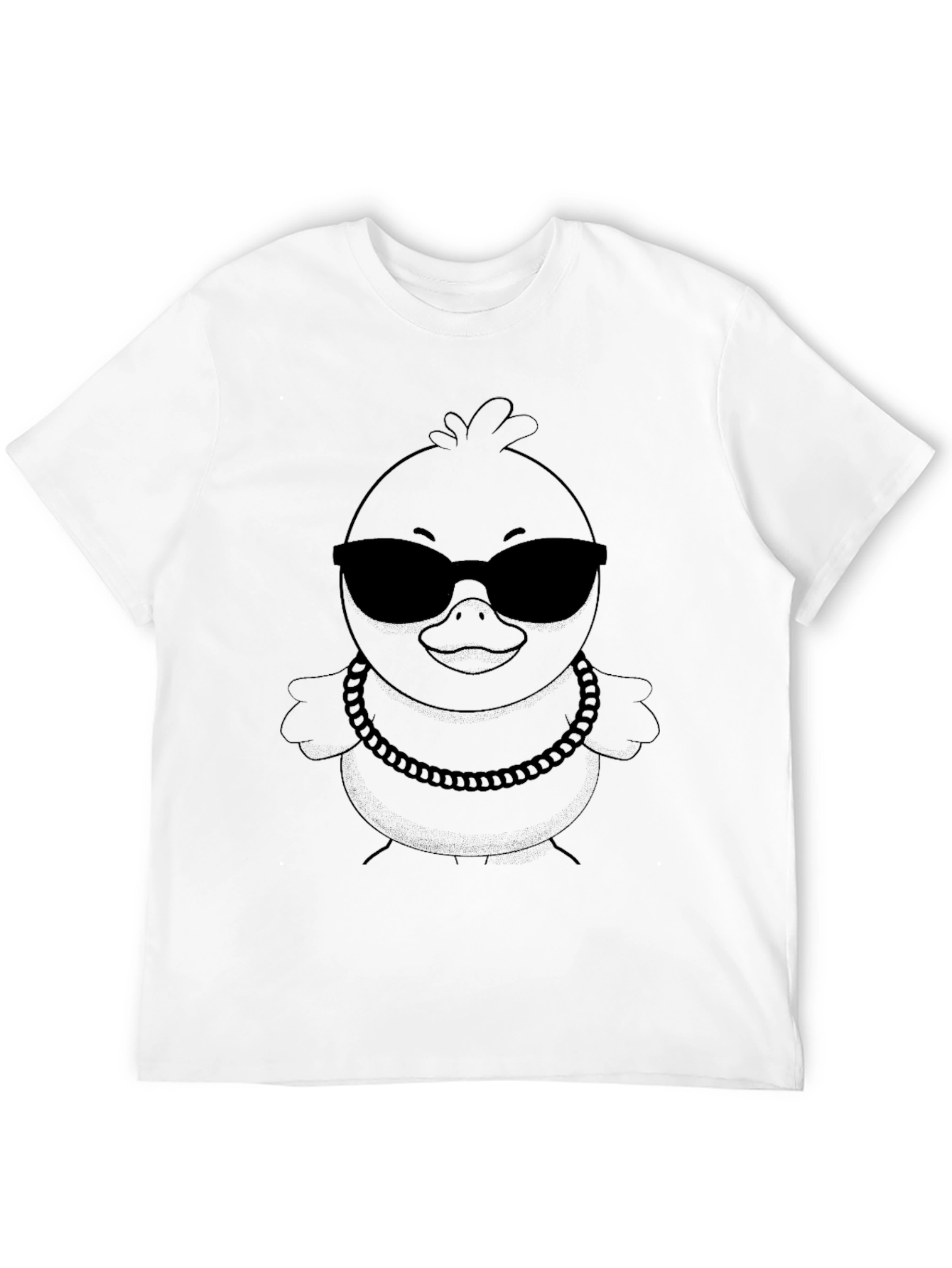 Cool Chick Tee - Black Cotton Graphic Print