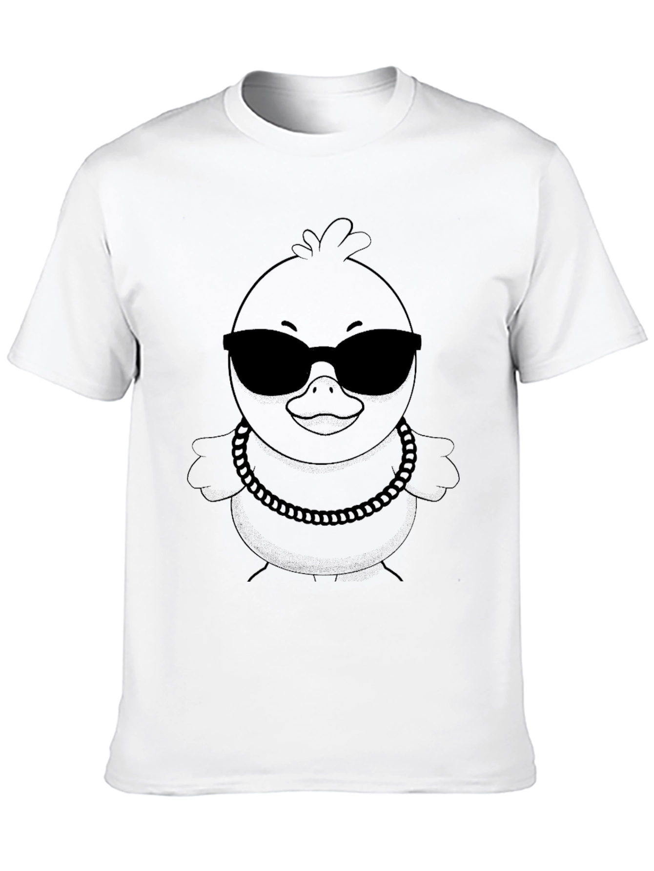 Cool Chick Tee - Black Cotton Graphic Print