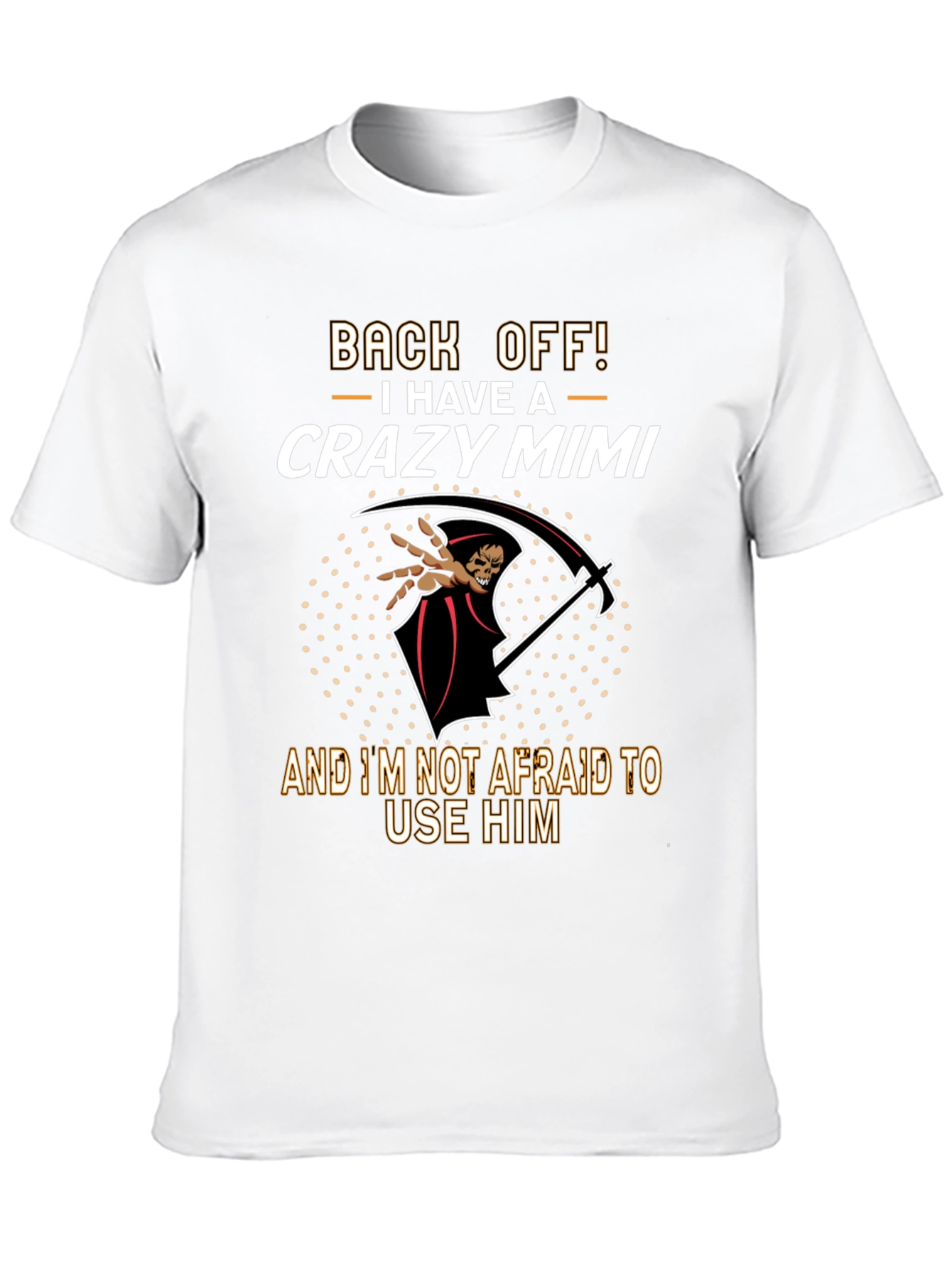 Crazy Mimi T-Shirt - Grim Reaper Graphic Tee