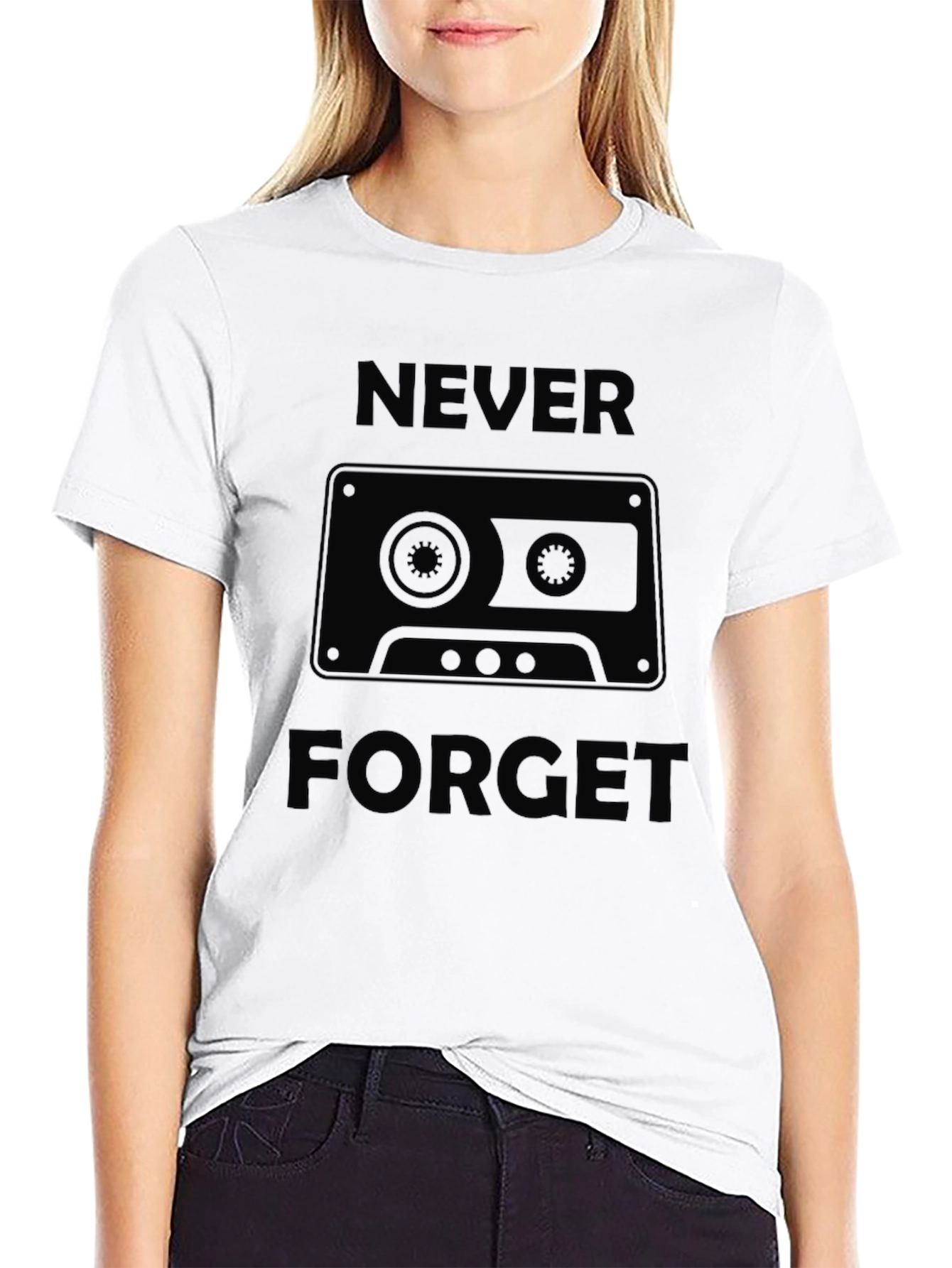 Never Forget Cassette Tape T-Shirt