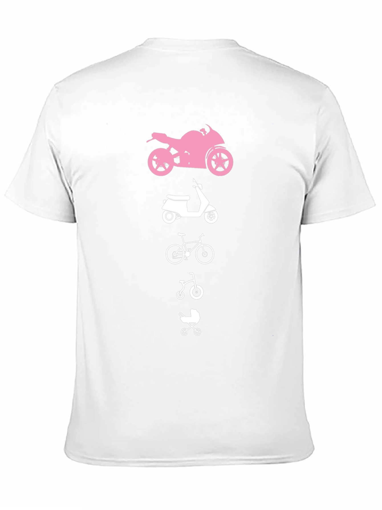 Evolution T-Shirt: Motorcycle Scooter Bike Stroller
