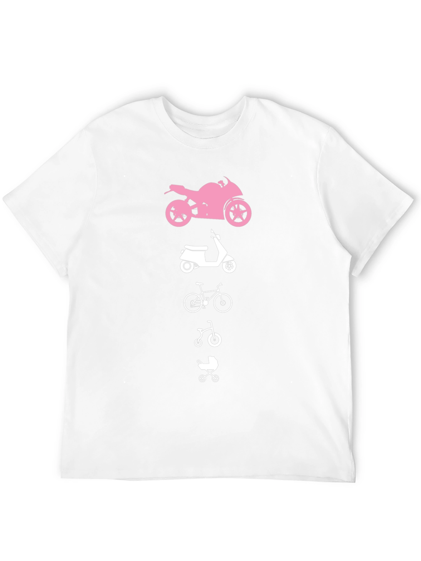 Evolution T-Shirt: Motorcycle Scooter Bike Stroller