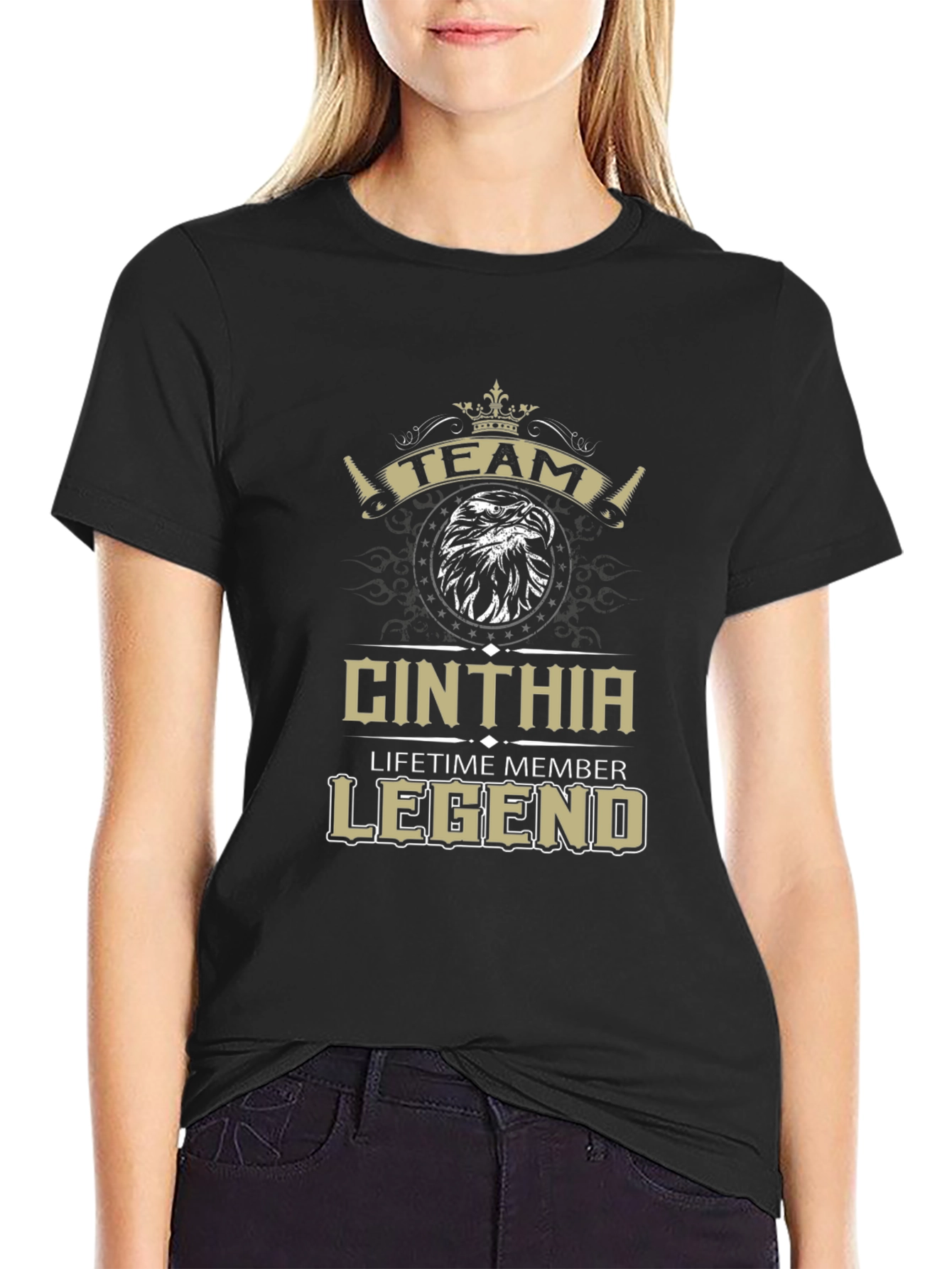 Cinthia Team Legend Tee - Lifetime Member Graphic T-Shirt