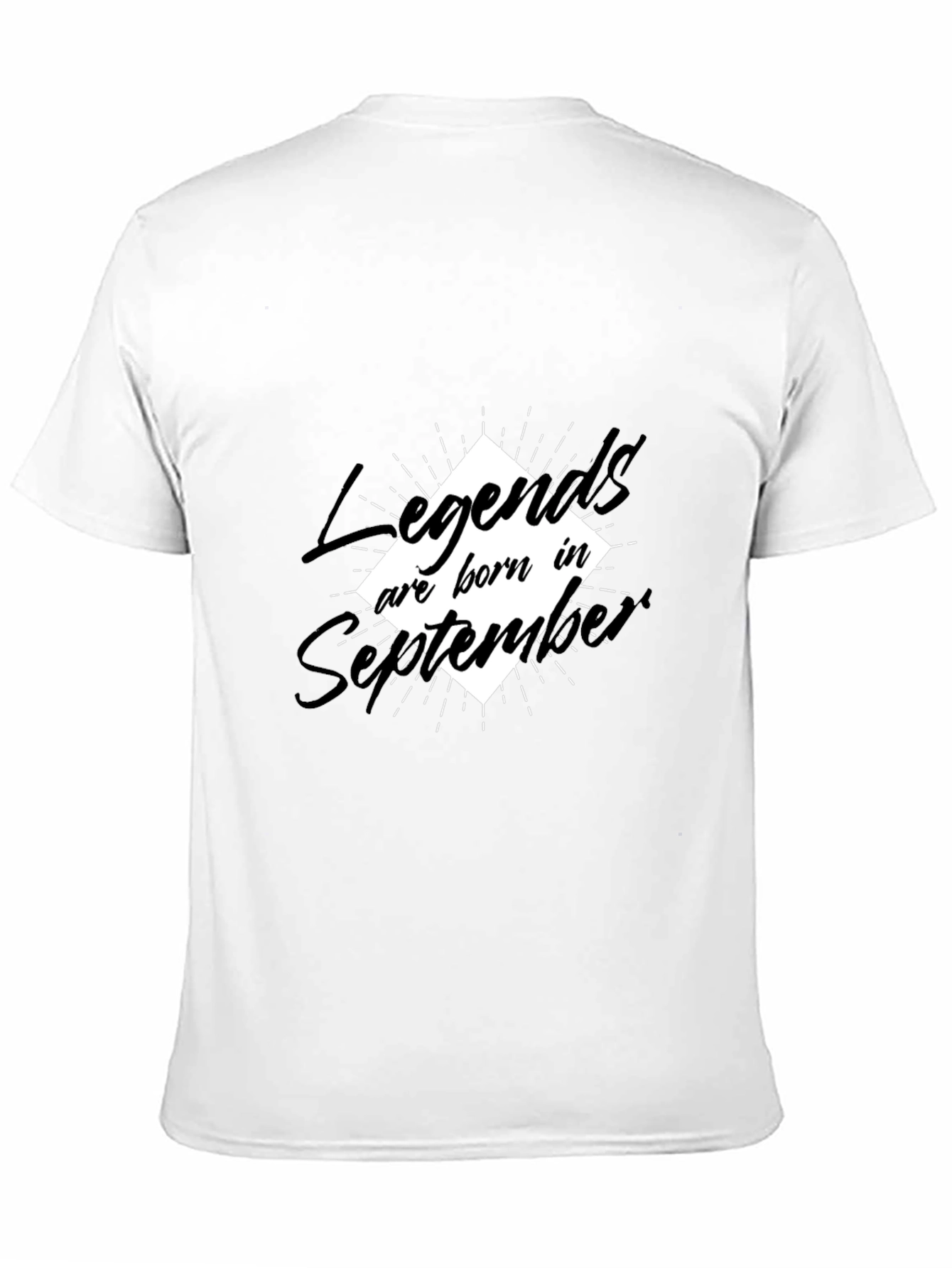 Legends Born in September Black Tee