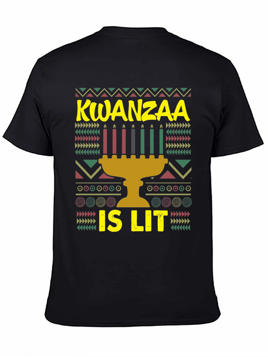 Kwanzaa Is Lit Graphic Tee