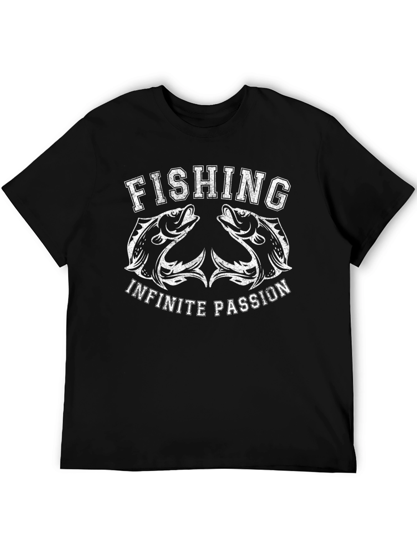 Fishing Infinite Passion Graphic T-Shirt