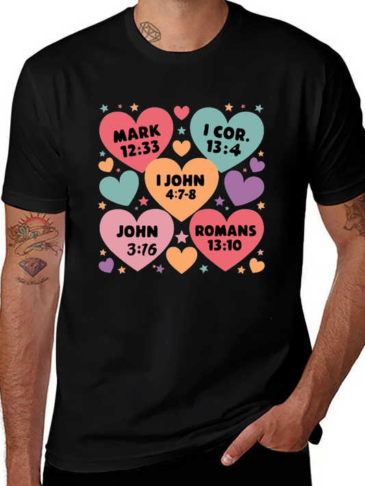 Bible Verse Heart T-Shirt Christian Love Shirt