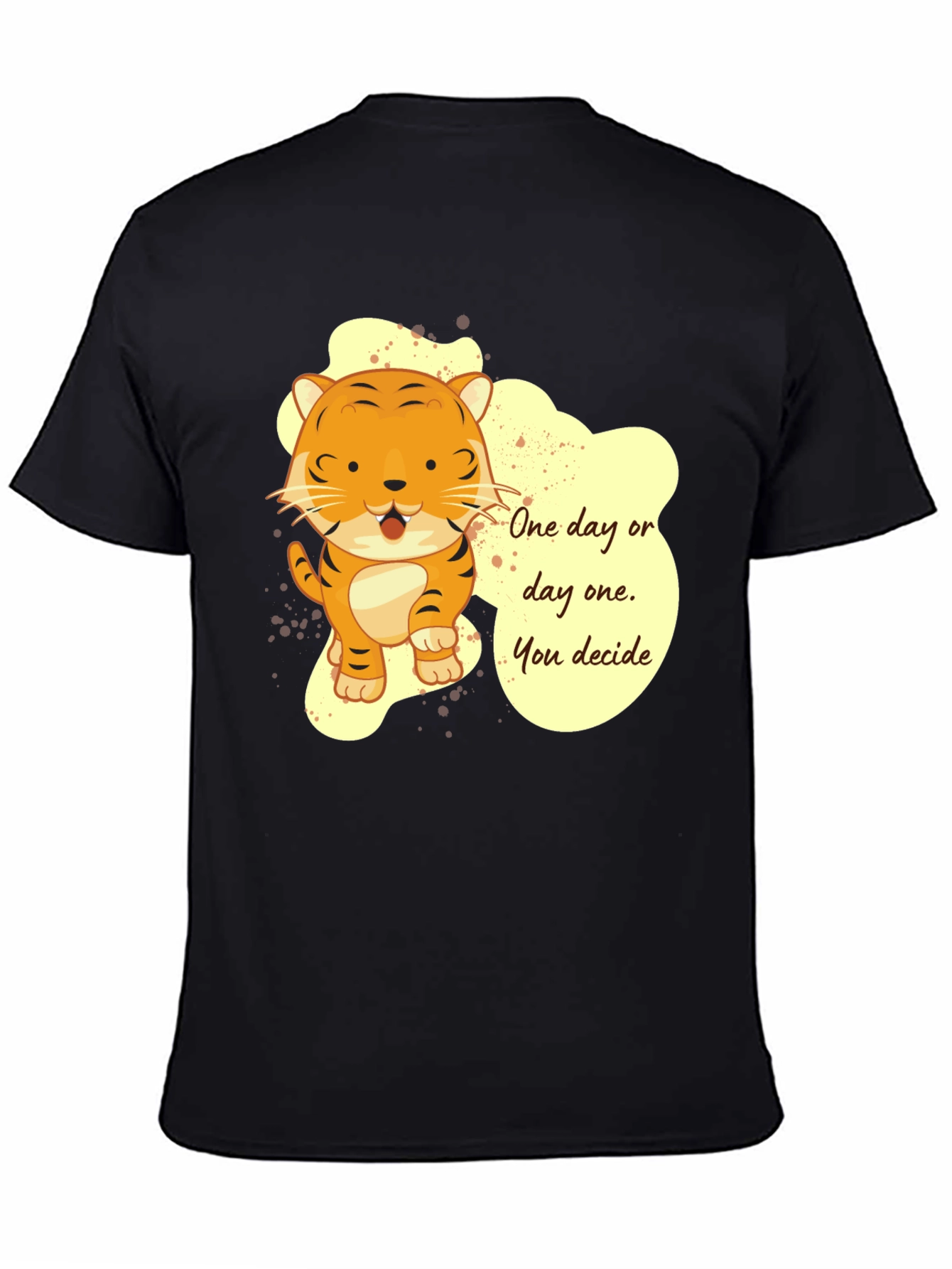 Tiger Graphic T-Shirt: One Day or Day One