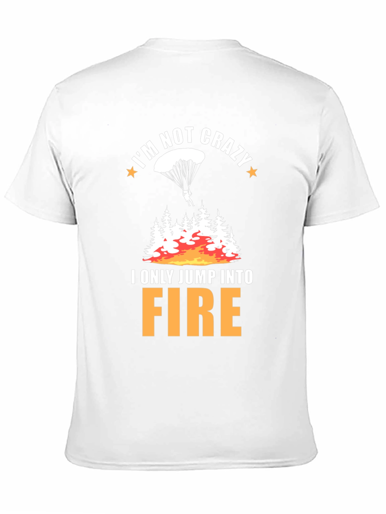 Funny Crazy Fire Jumper T-Shirt