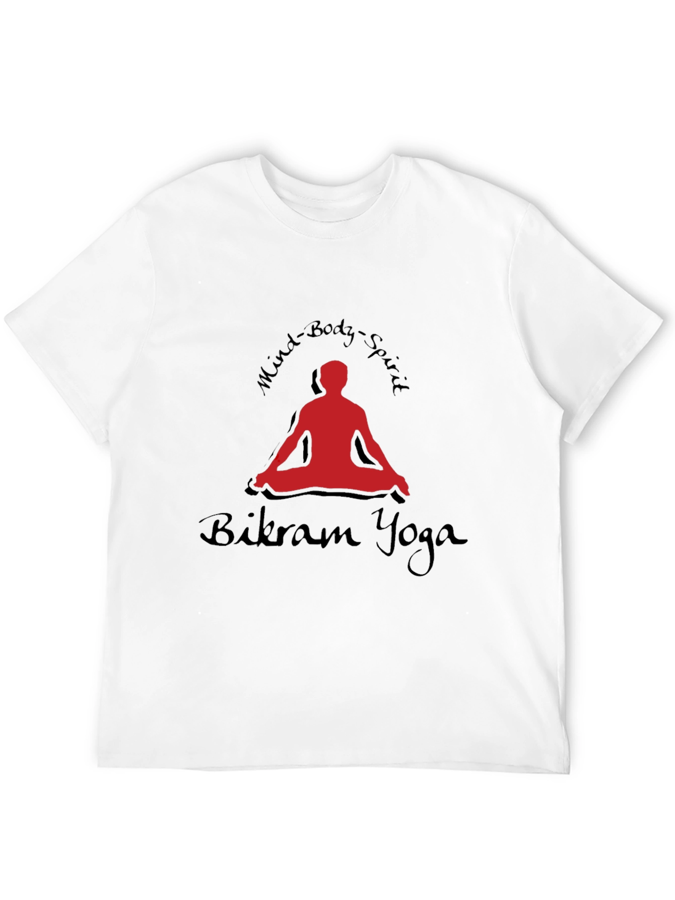 Bikram Yoga Mind Body Spirit Black T-Shirt