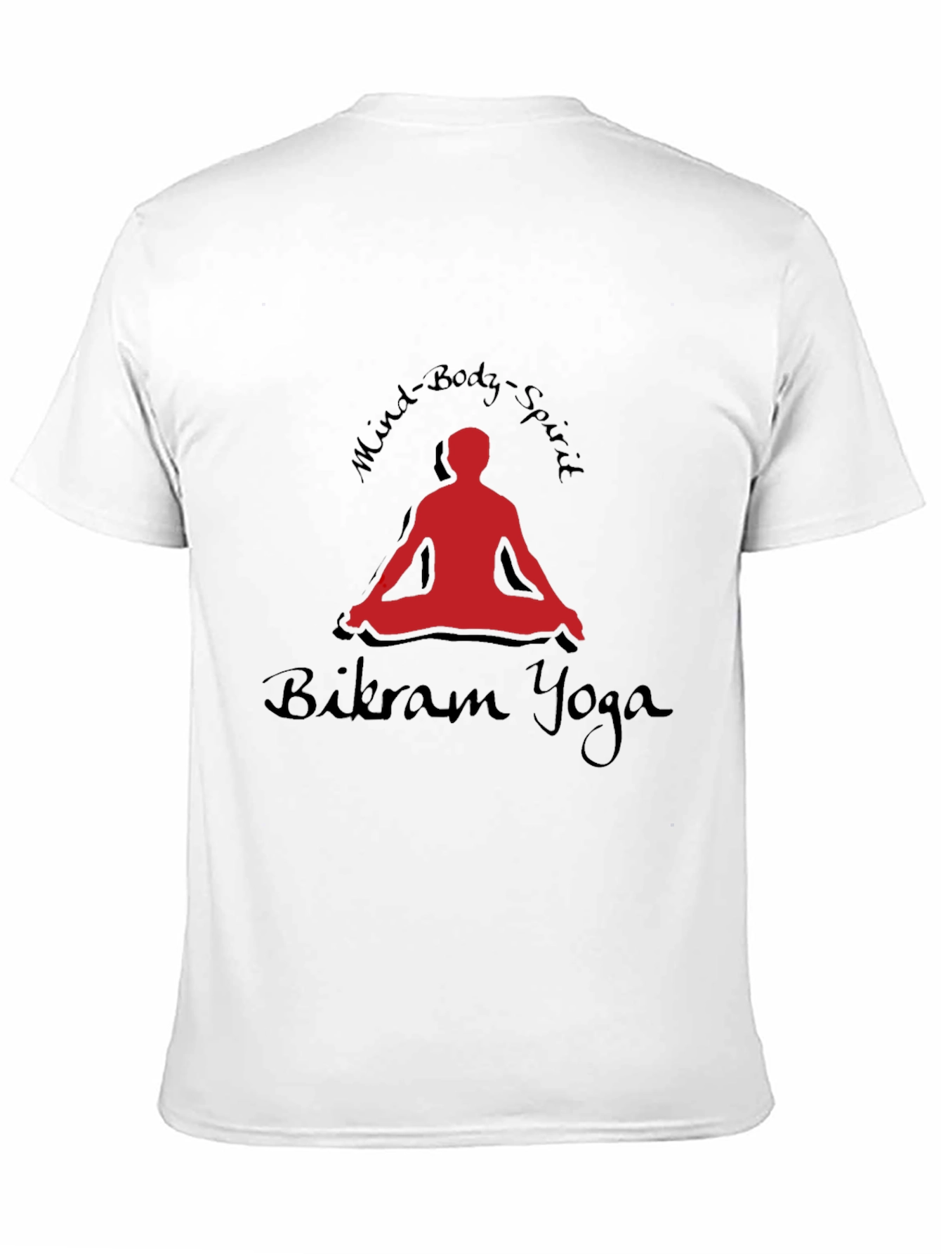 Bikram Yoga Mind Body Spirit Black T-Shirt