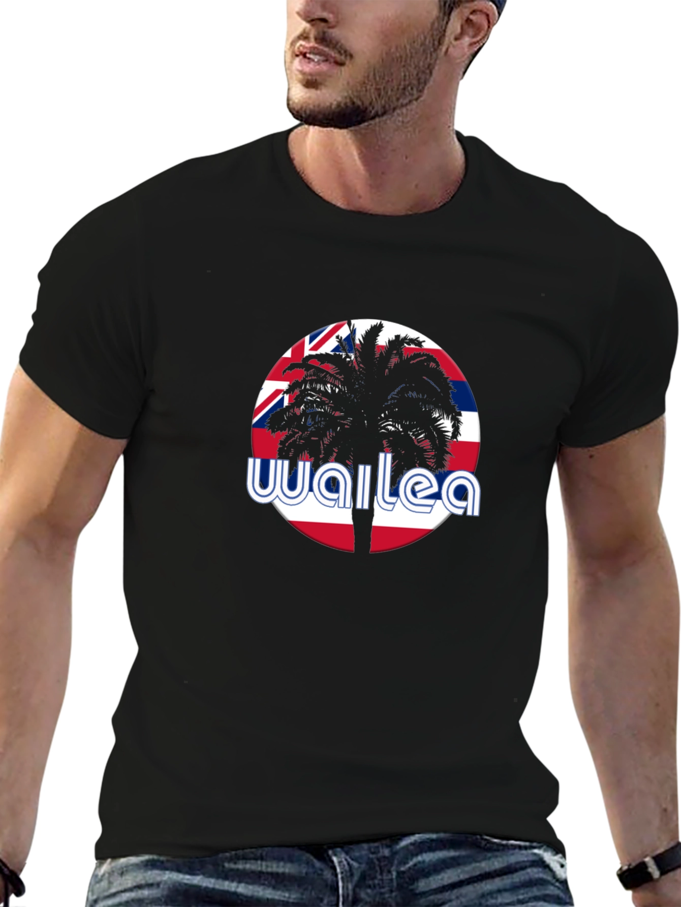 Wailea Palm Tree Graphic Tee