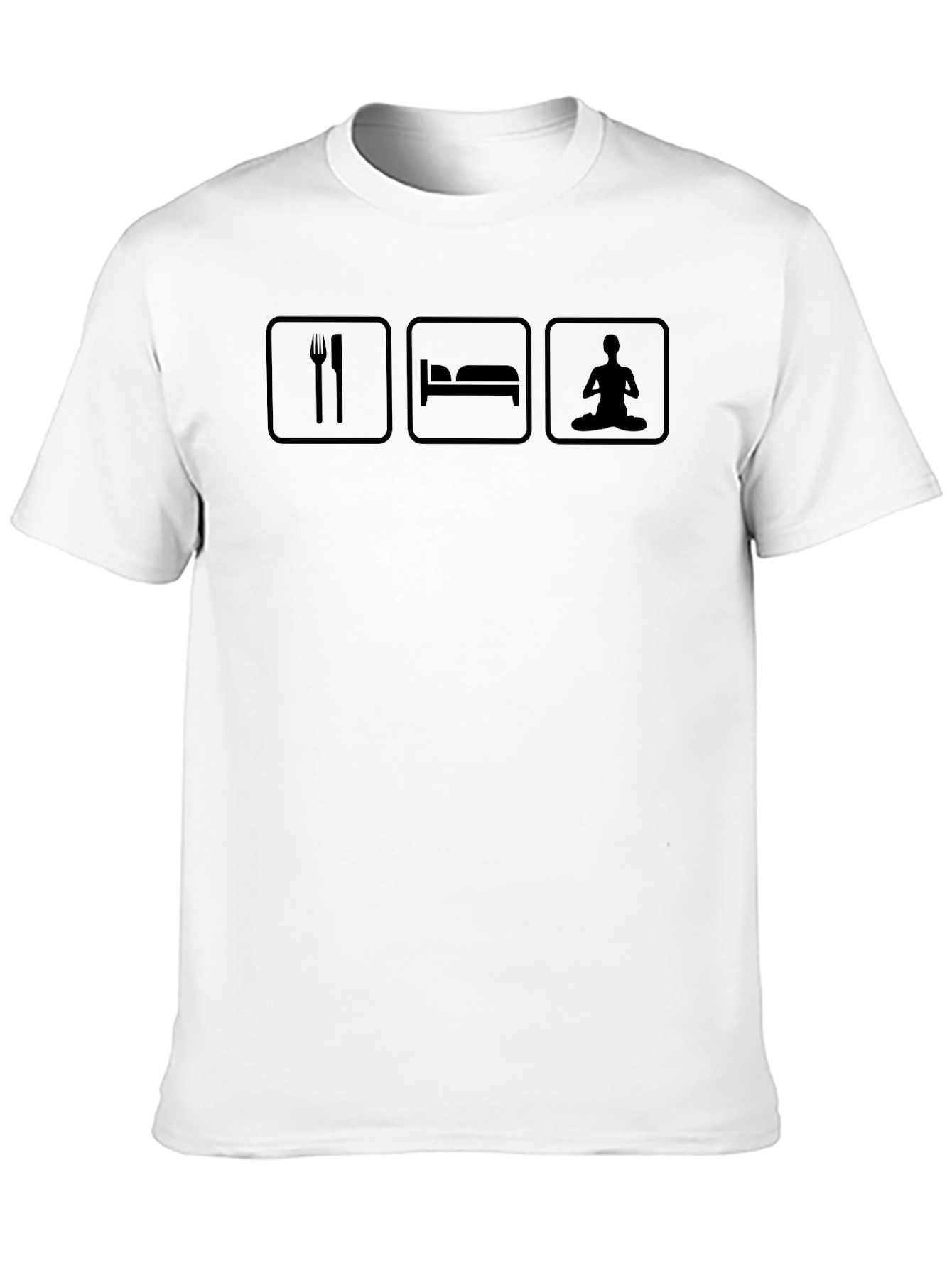 Eat Sleep Meditate T-Shirt - Zen Life