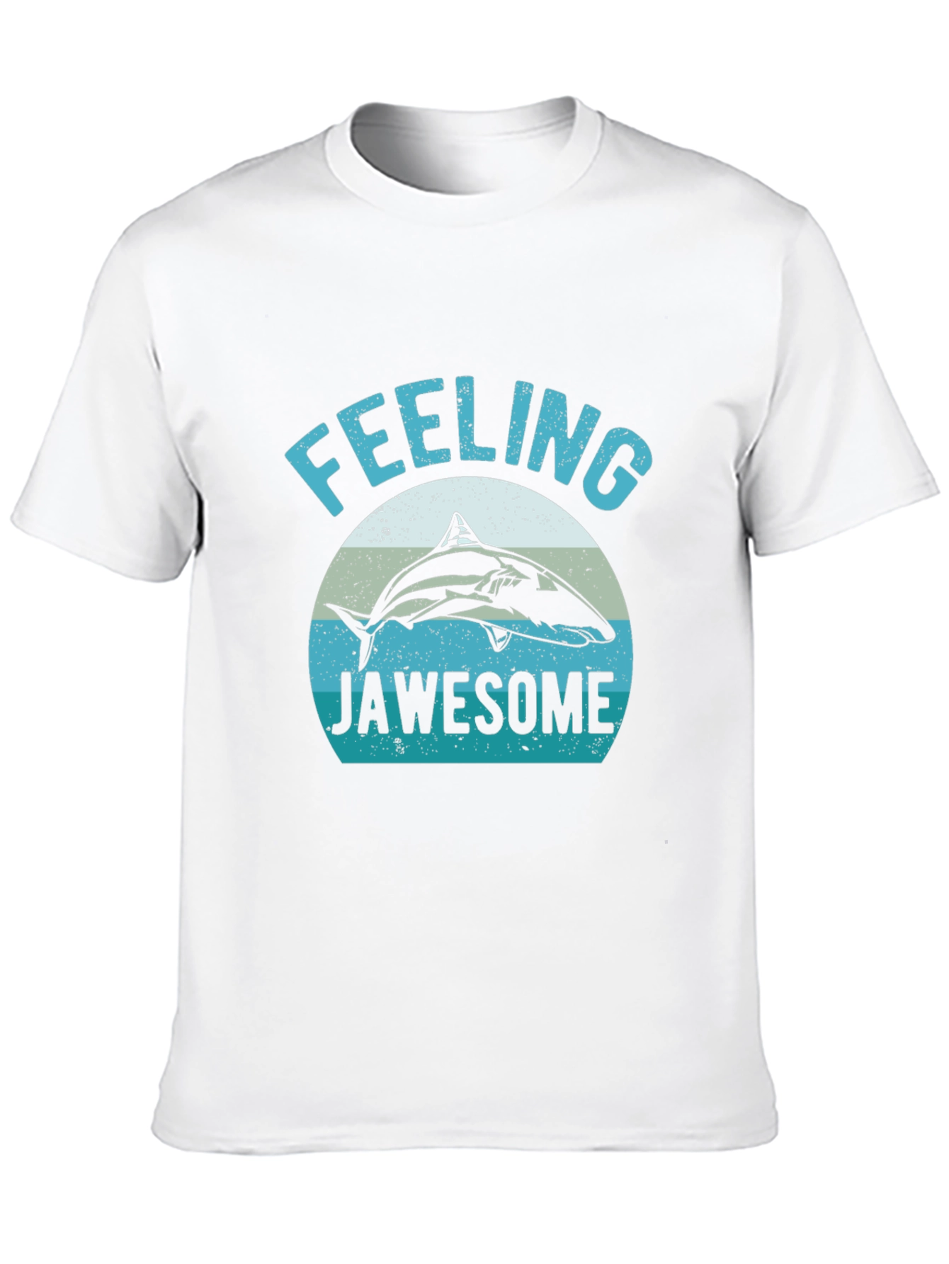 Feeling Jawsome Shark Graphic Tee - Black