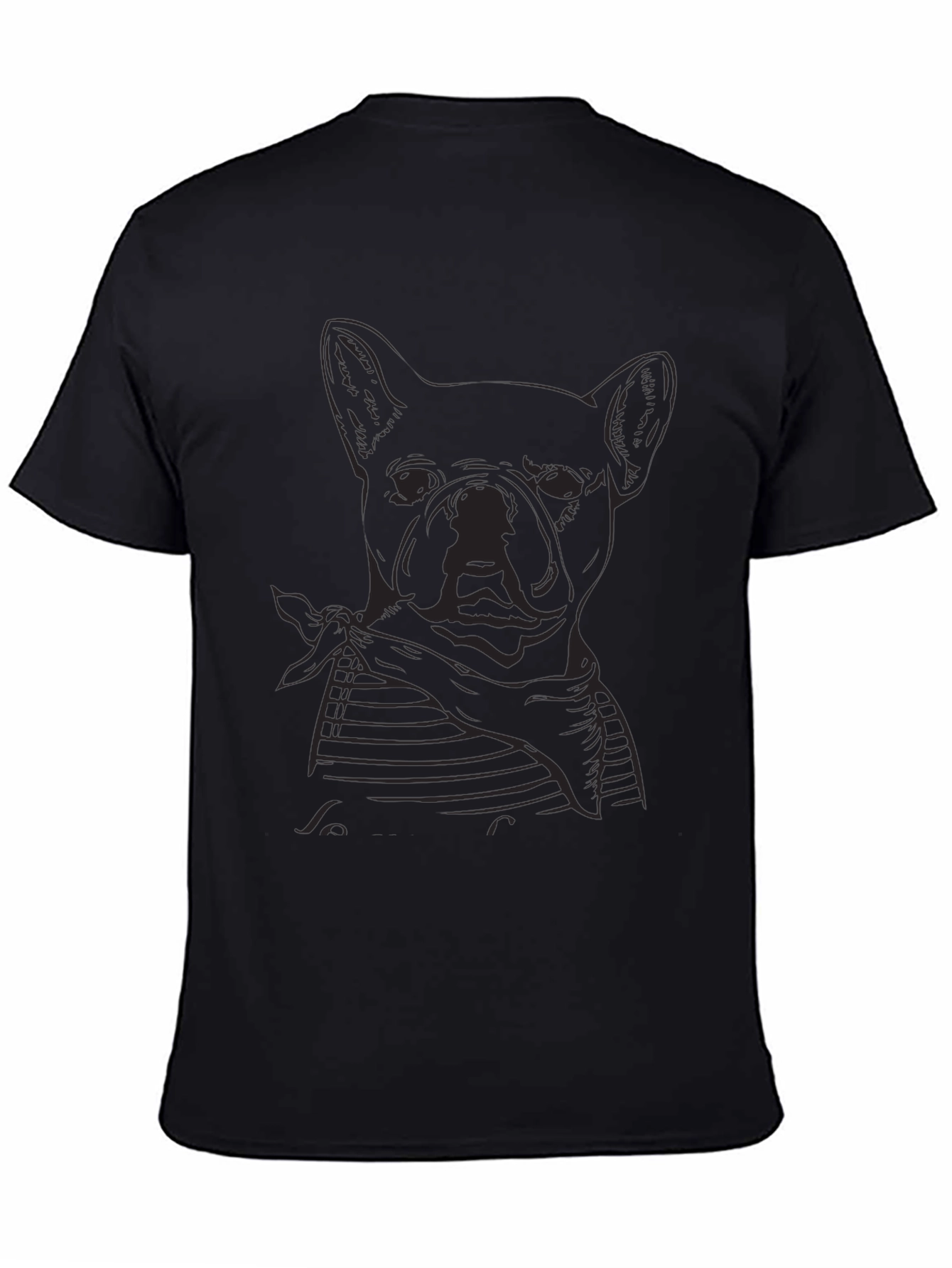French Bulldog Graphic Tee - Stylish Black T-Shirt