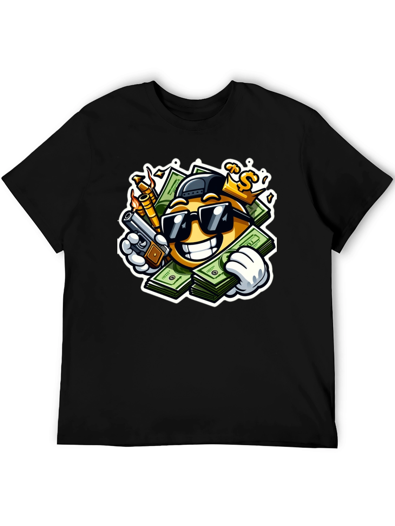 Money Emoji T-Shirt - Cool Graphic Tee