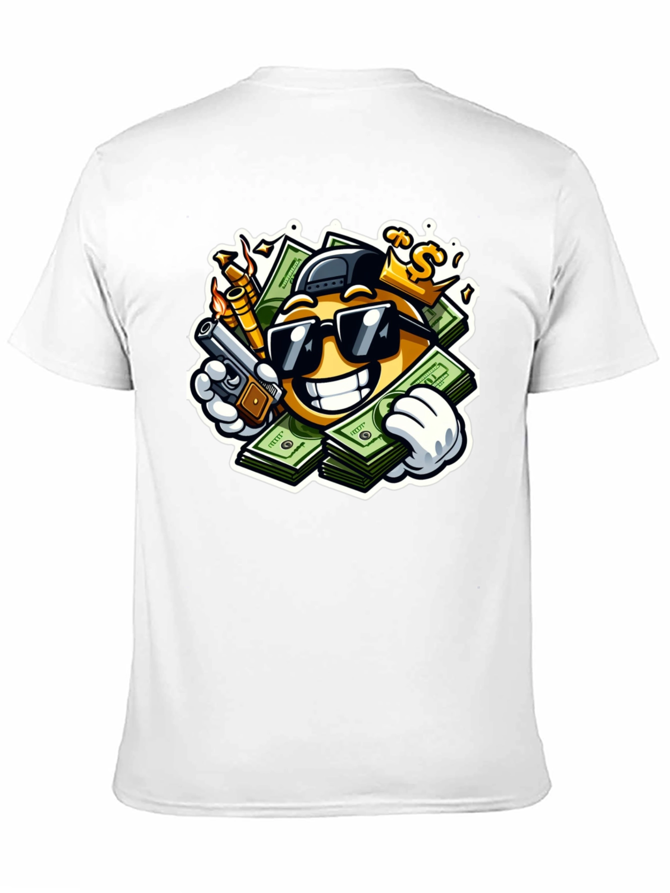 Money Emoji T-Shirt - Cool Graphic Tee