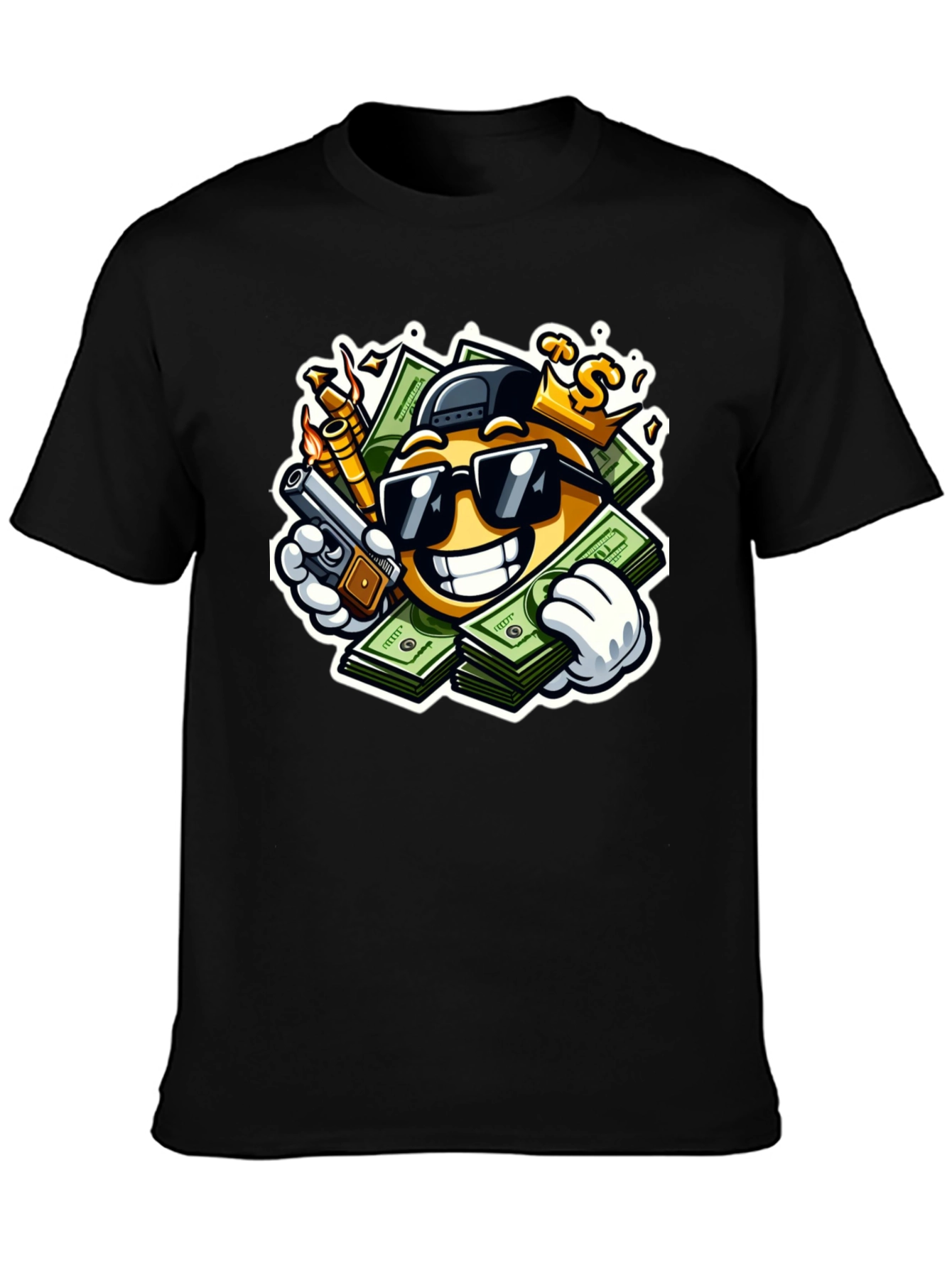 Money Emoji T-Shirt - Cool Graphic Tee