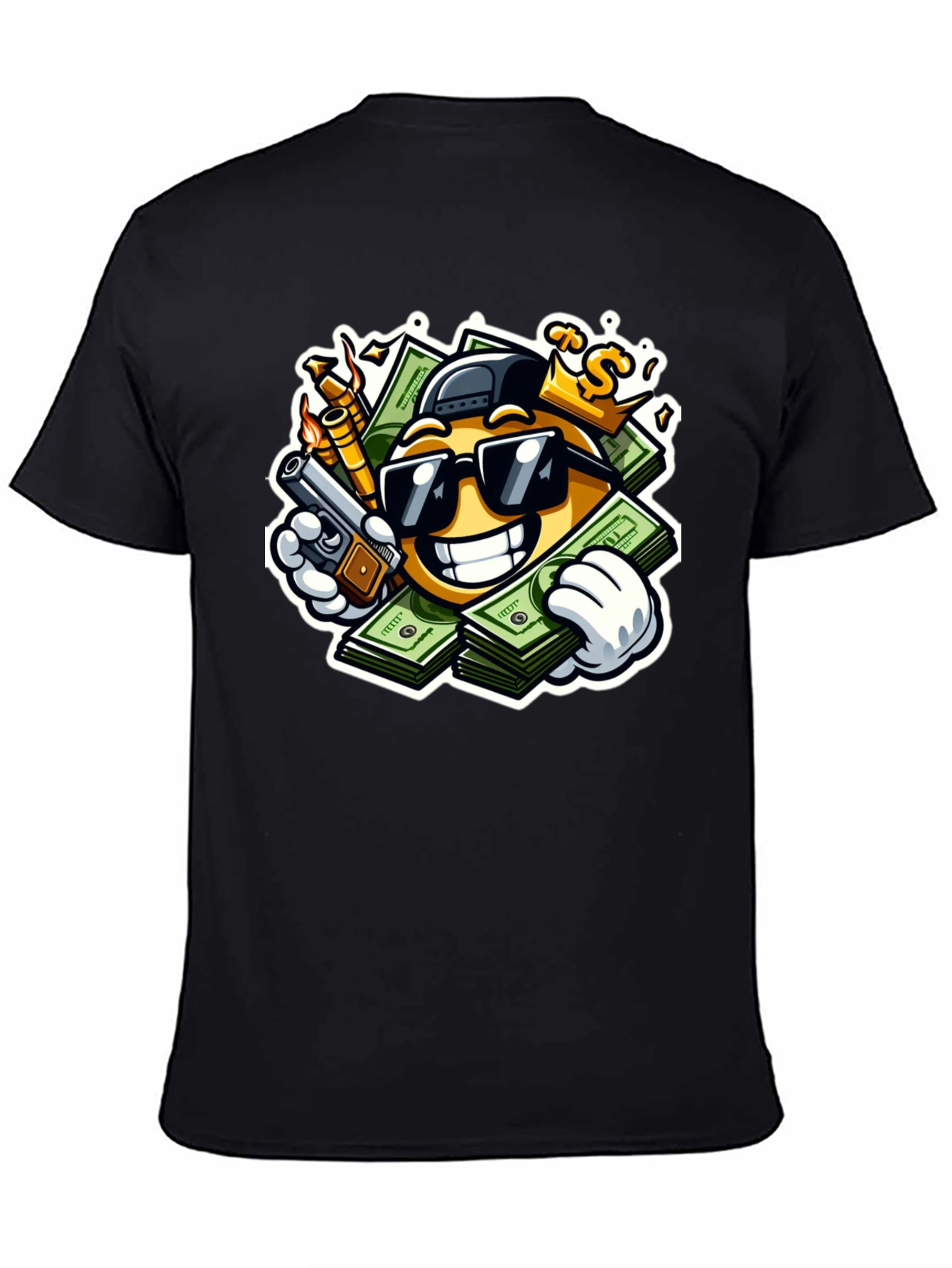 Money Emoji T-Shirt - Cool Graphic Tee