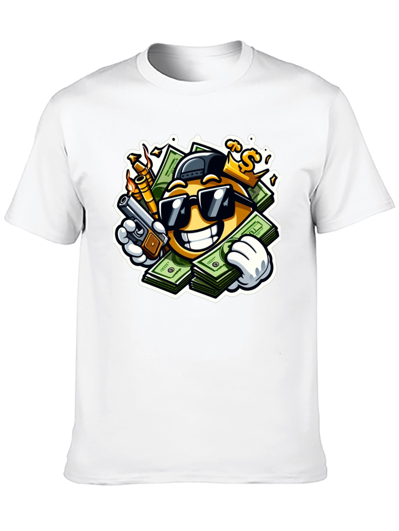 Money Emoji T-Shirt - Cool Graphic Tee