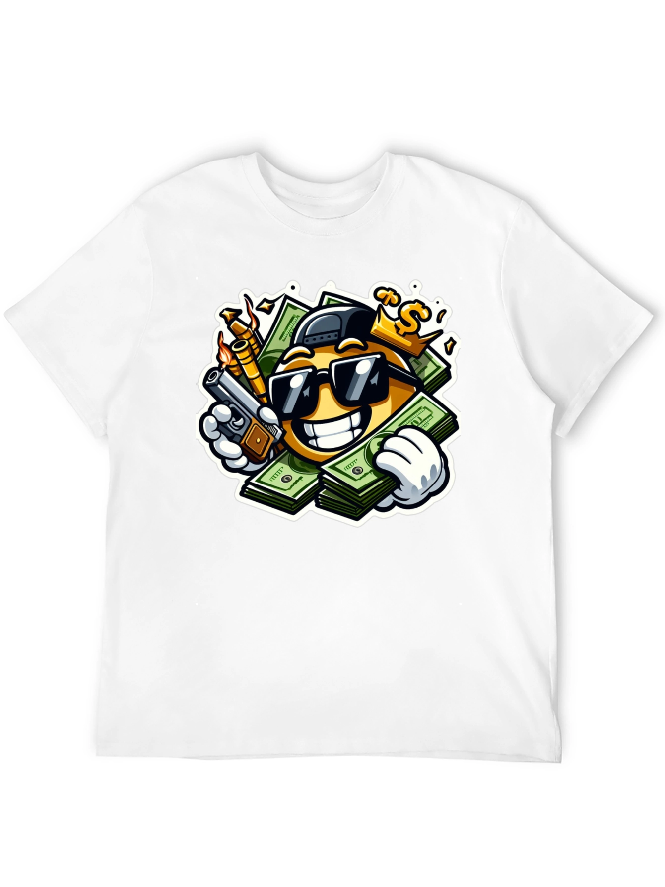 Money Emoji T-Shirt - Cool Graphic Tee