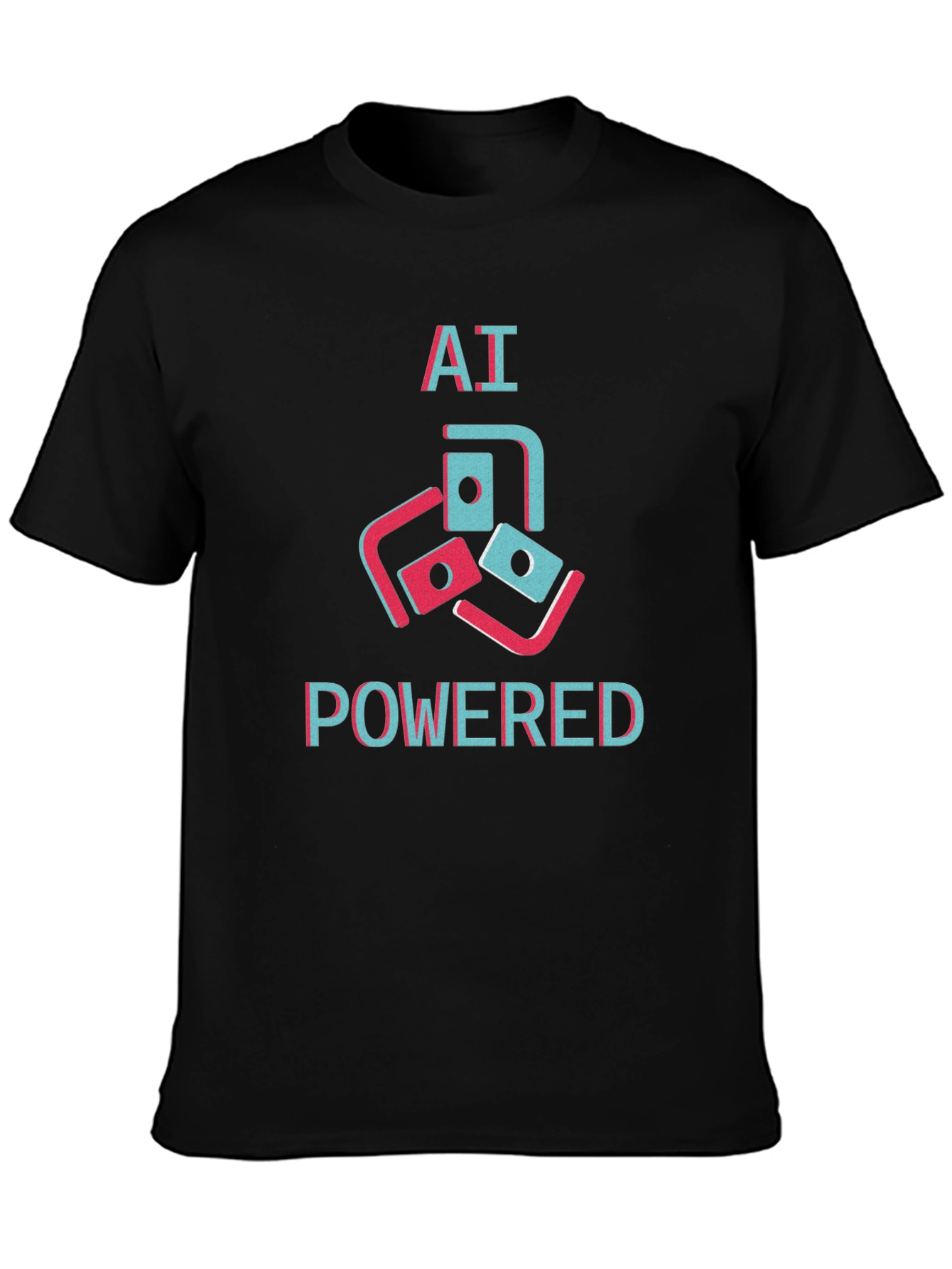 AI Powered Graphic Tee - Black