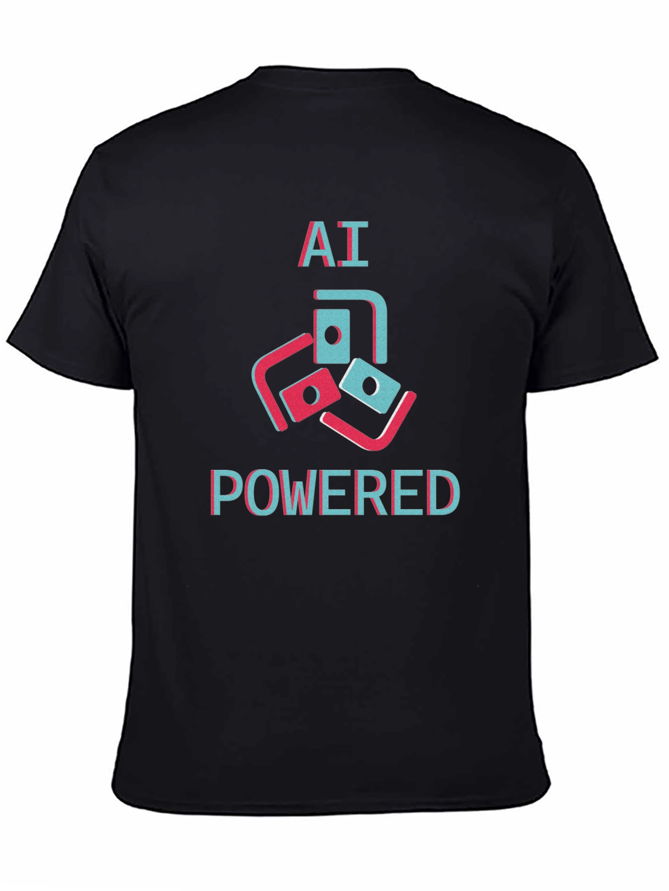 AI Powered Graphic Tee - Black